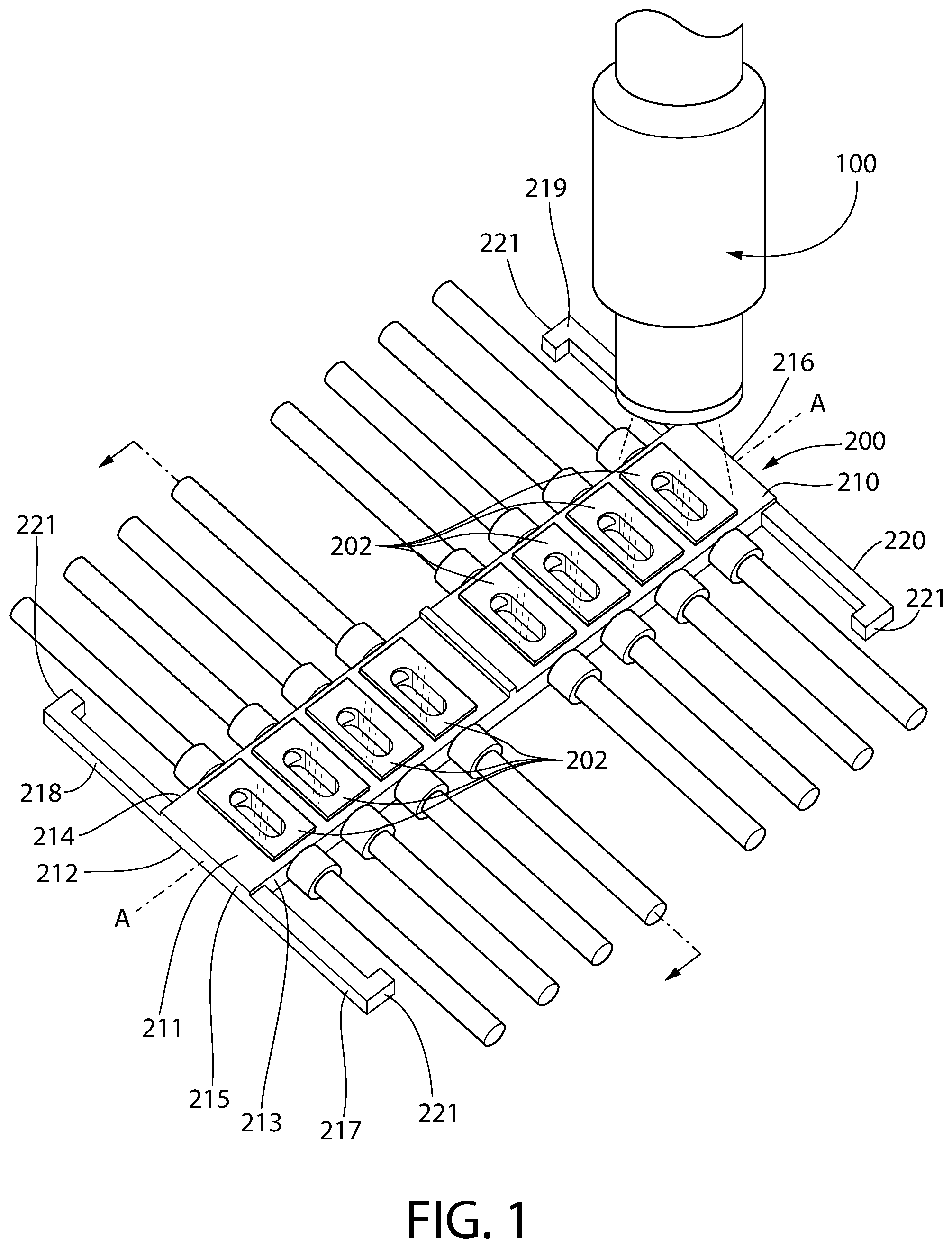 Patent US12332160 — Apparatus, system, and method for testing biological samples — Figure 1