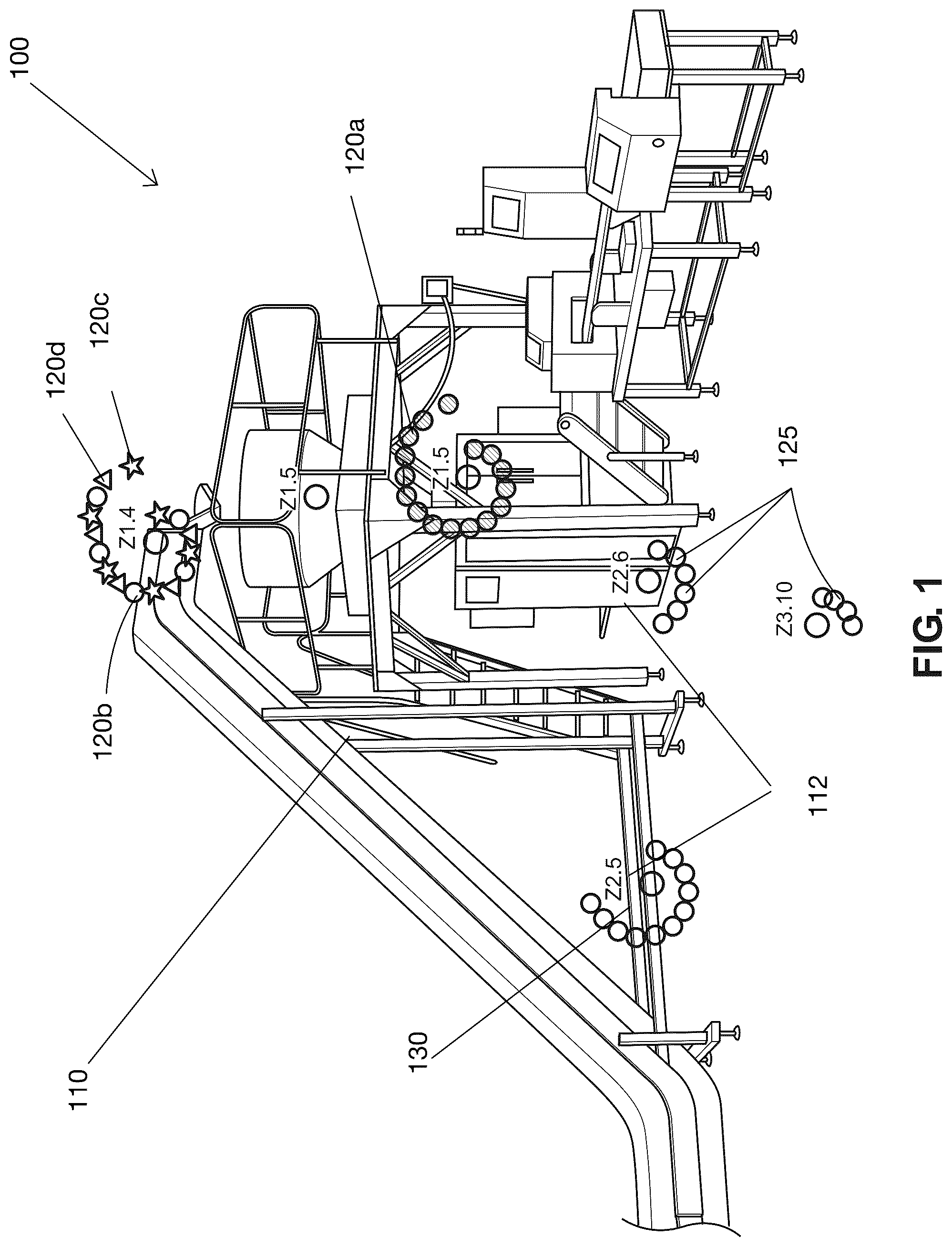 Patent US12332184 — System and method of tracking and graphically representing test results — Figure 1