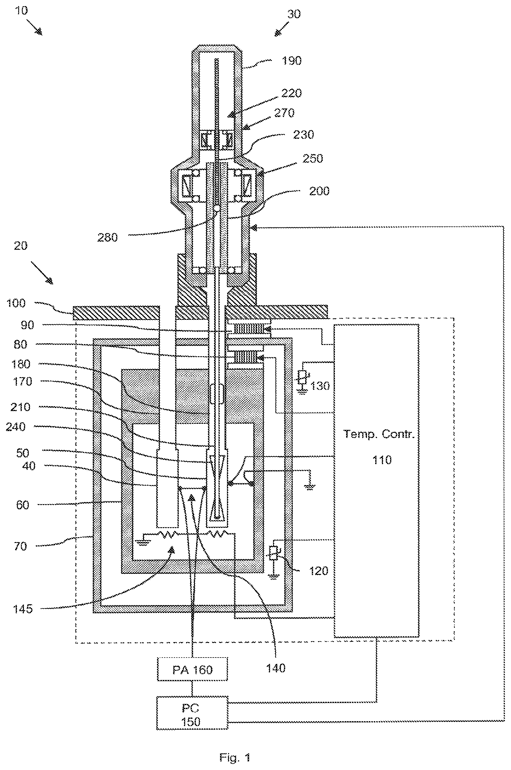 Patent US12332199 Figure 1 – Automatic isothermal titration microcalorimeter apparatus and method of use