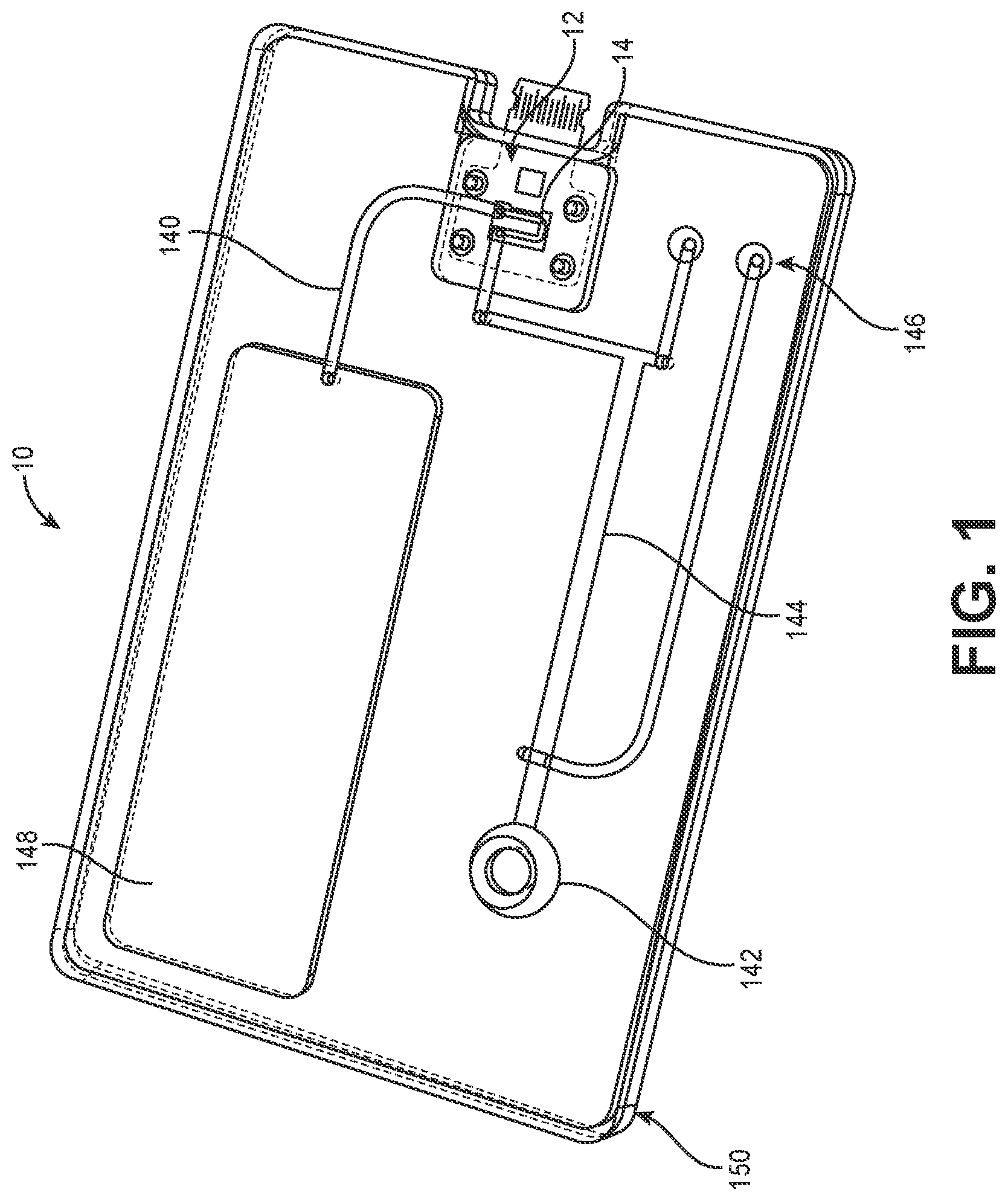 Patent US12332216 — Sensor with droplet retaining structure — Figure 1