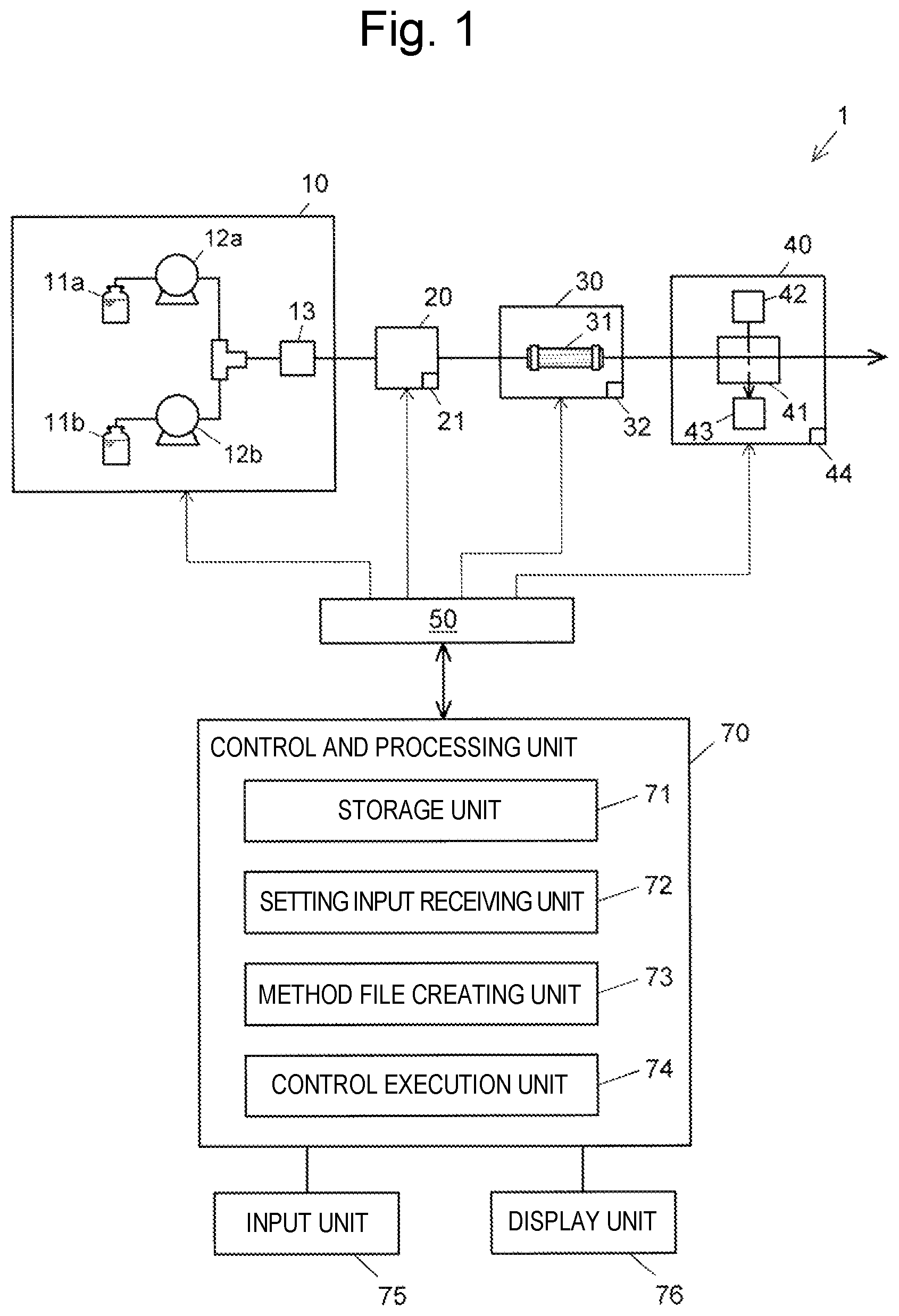 Patent US12332259 — Analysis device — Figure 1