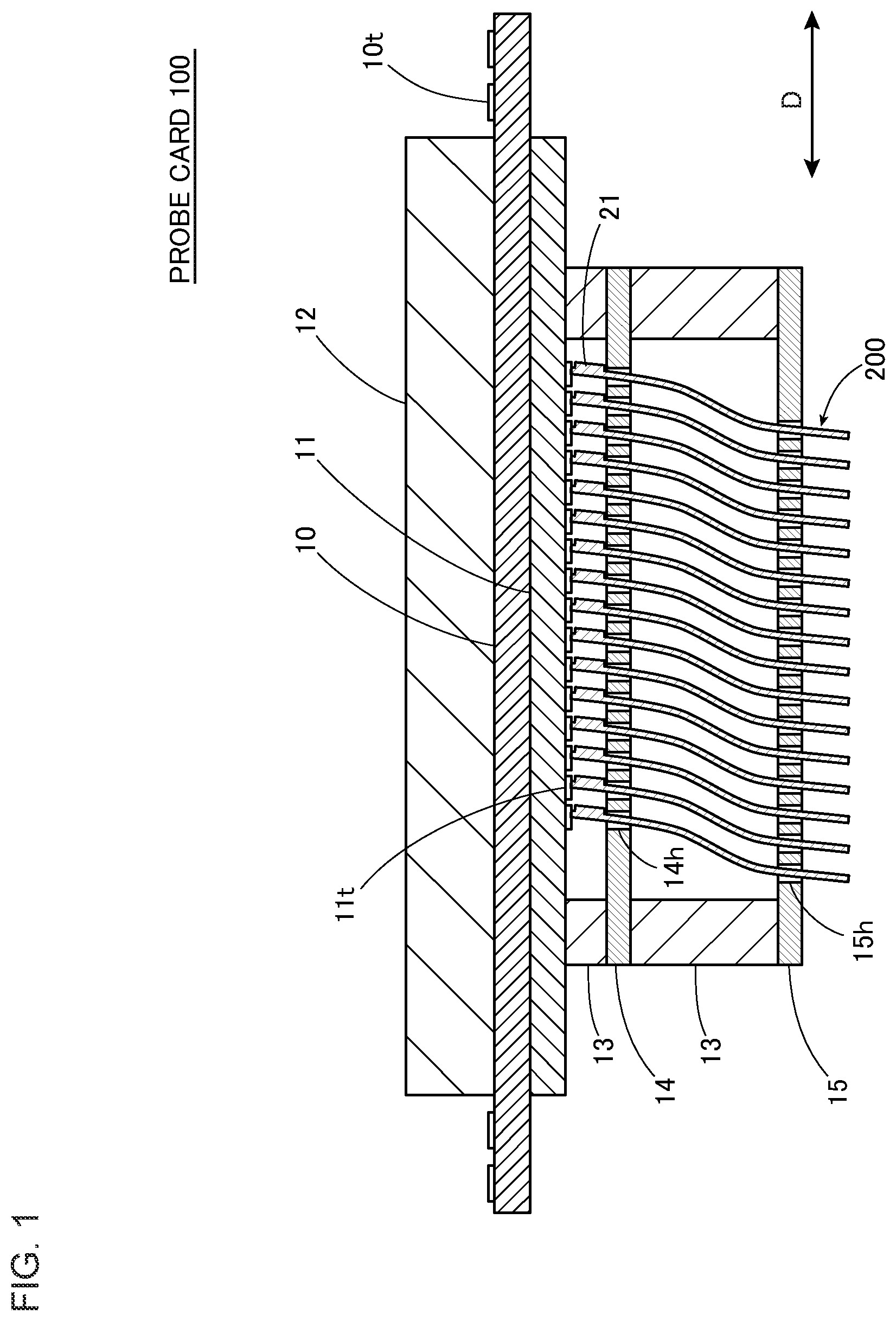 Patent US12332278 — Probe card — Figure 1