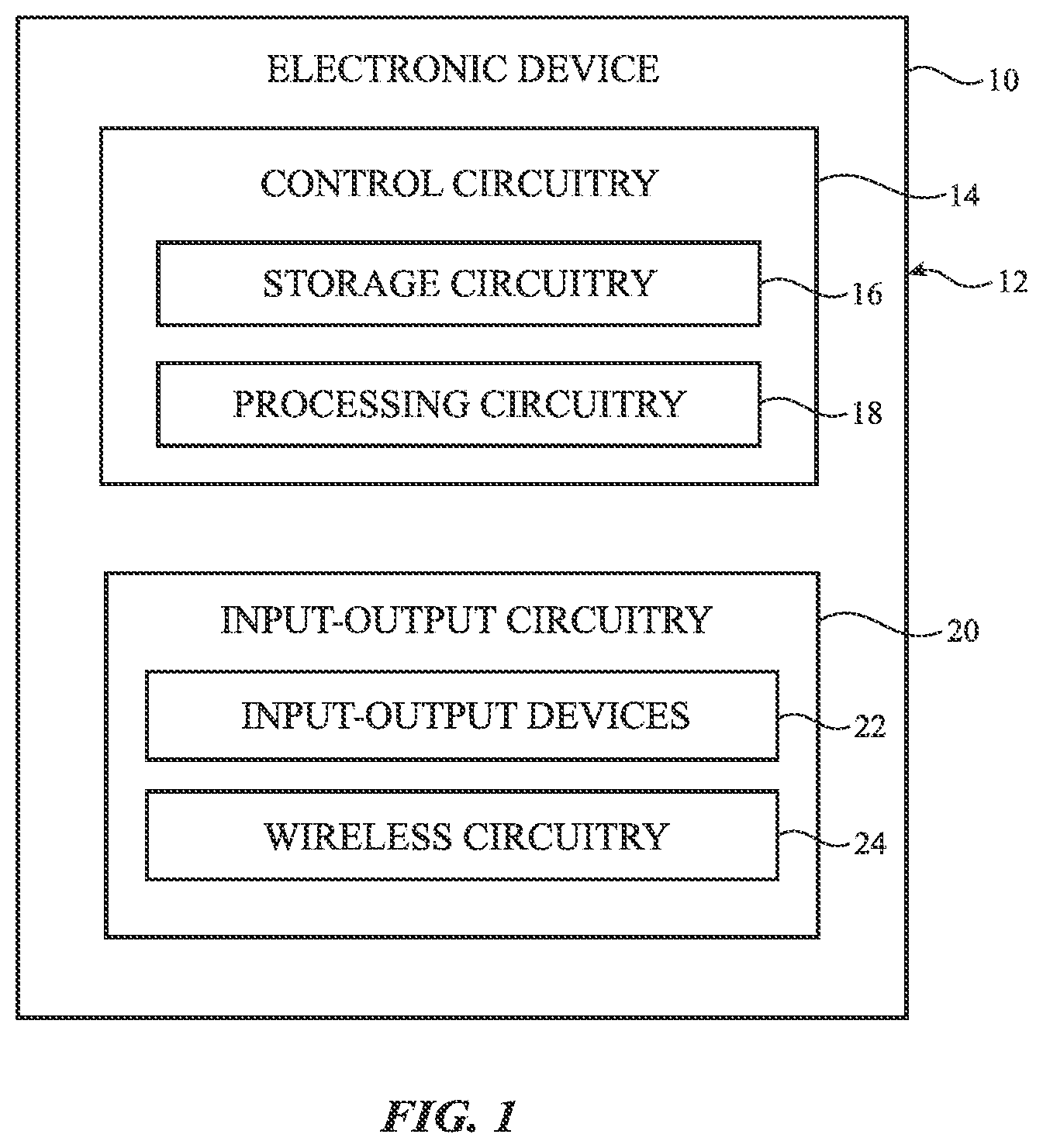 Patent US12332287 — Radio-frequency power detector with transimpedance amplifier and input offset mitigation — Figure 1