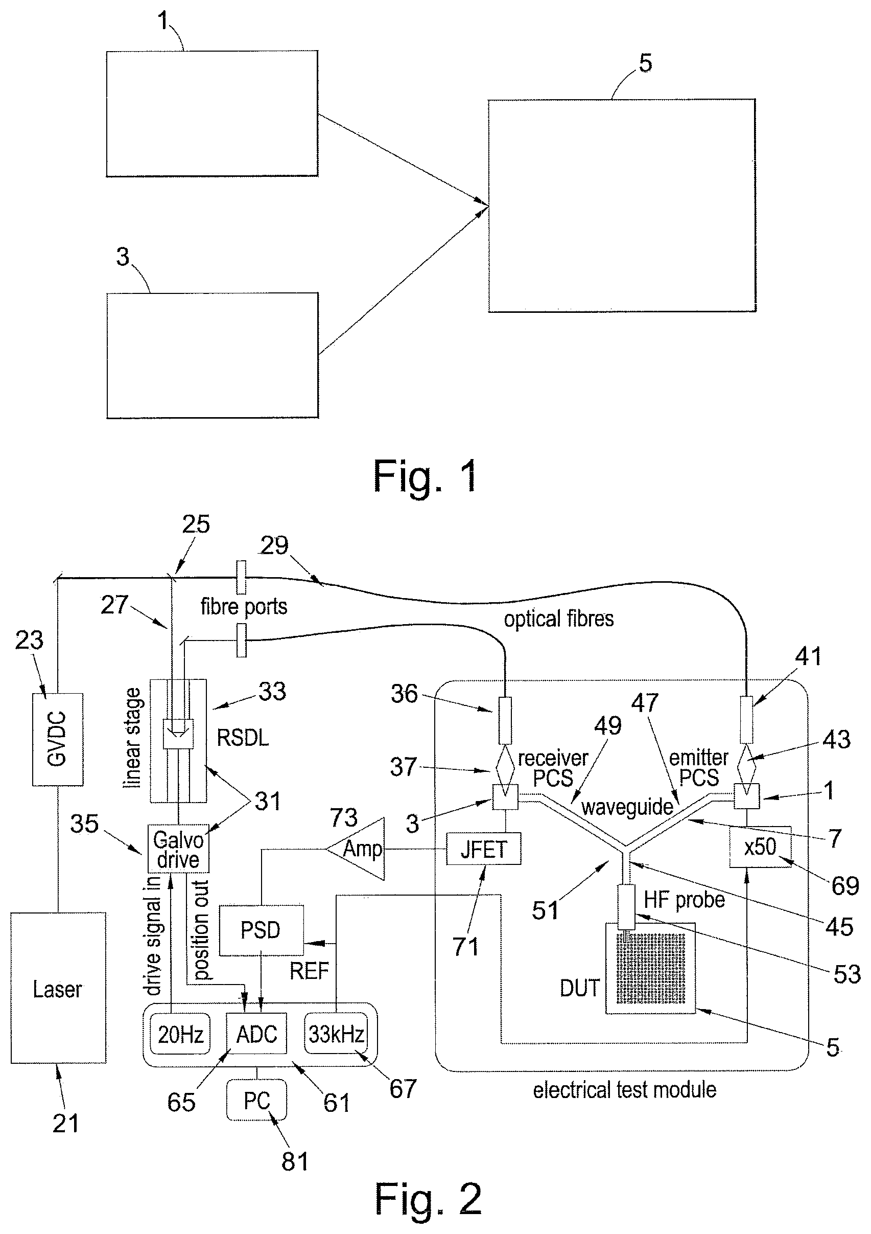 Patent US12332297 — Test system — Figure 1