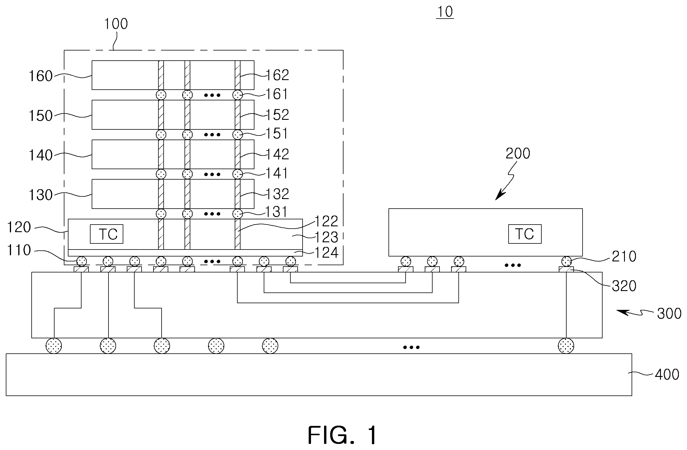 Patent US12332298 — Semiconductor test device and system and test method using the same — Figure 1