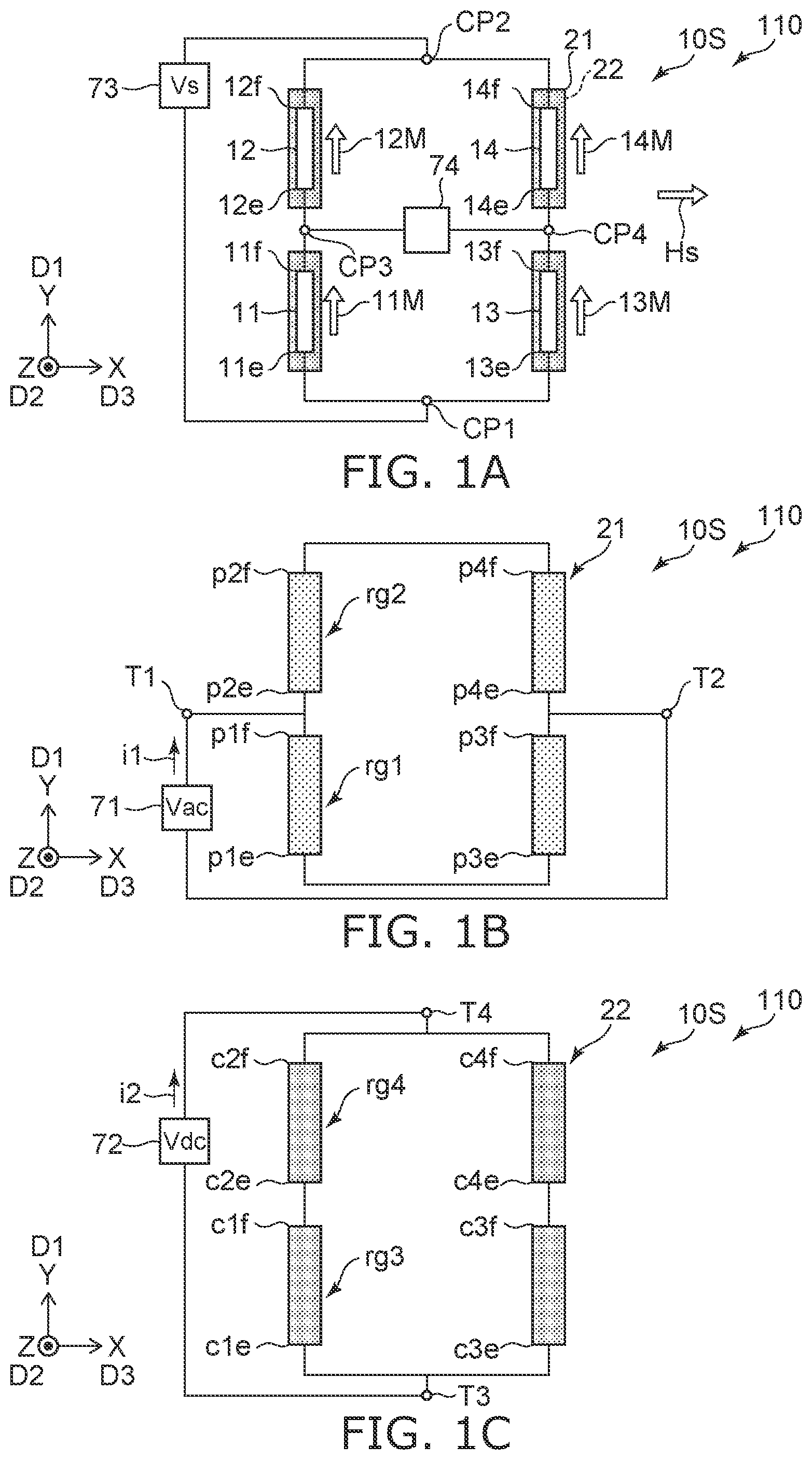 Patent US12332326 — Sensor and inspection device — Figure 1