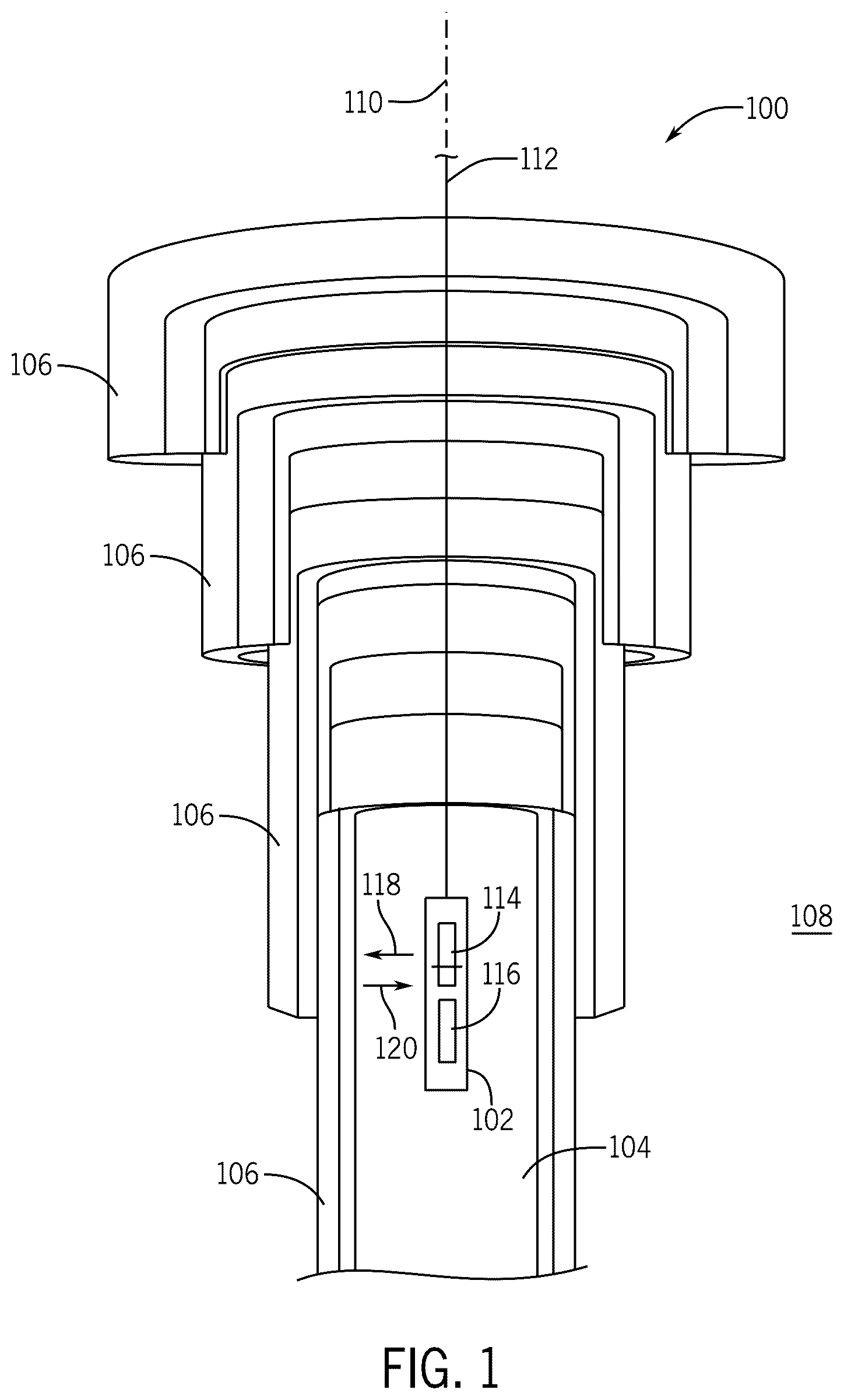 Patent US12332401 — System and method for downhole gamma ray inspection behind multistring completions — Figure 1