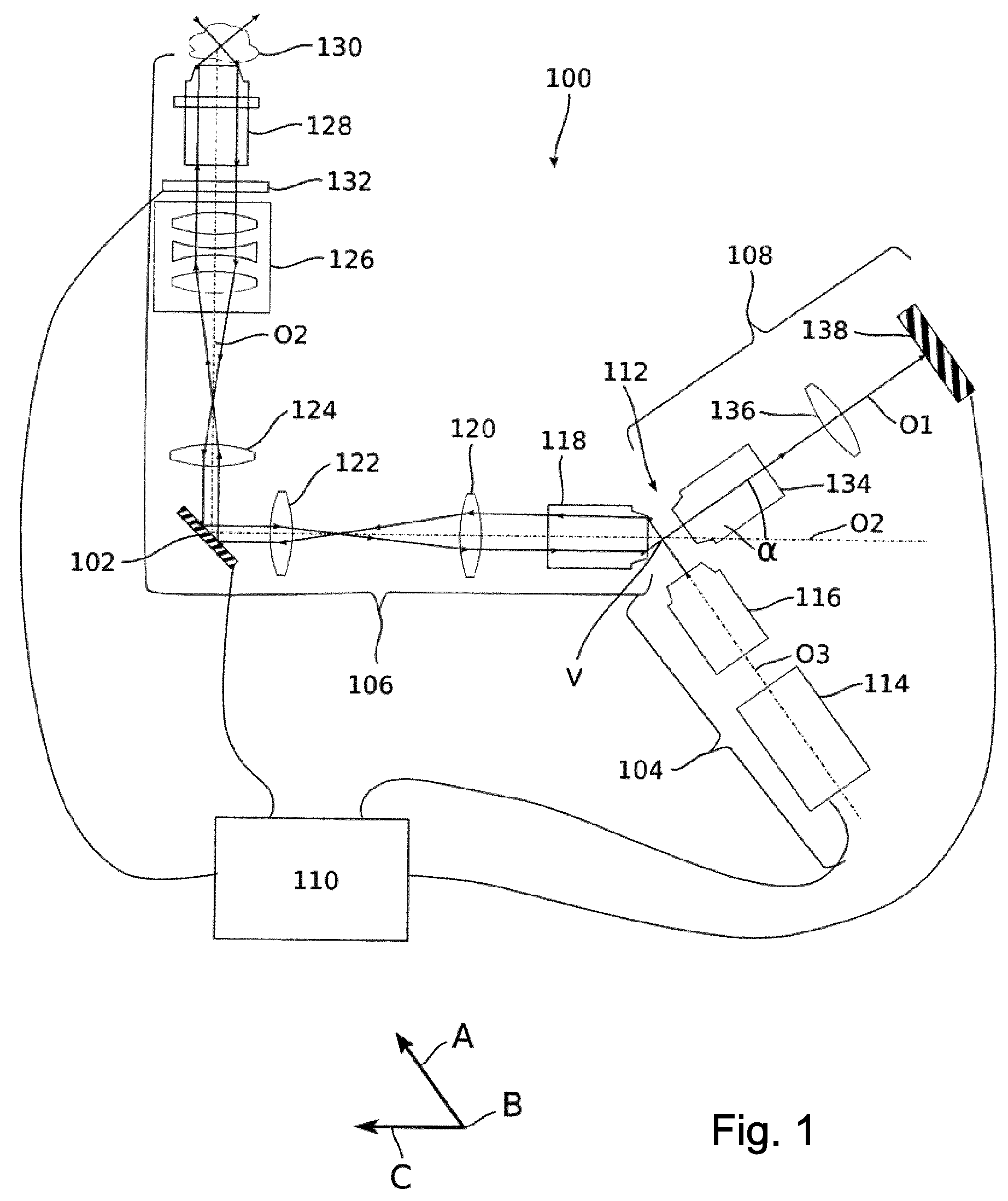 Patent US12332417 — Optical system for a light sheet microscope — Figure 1