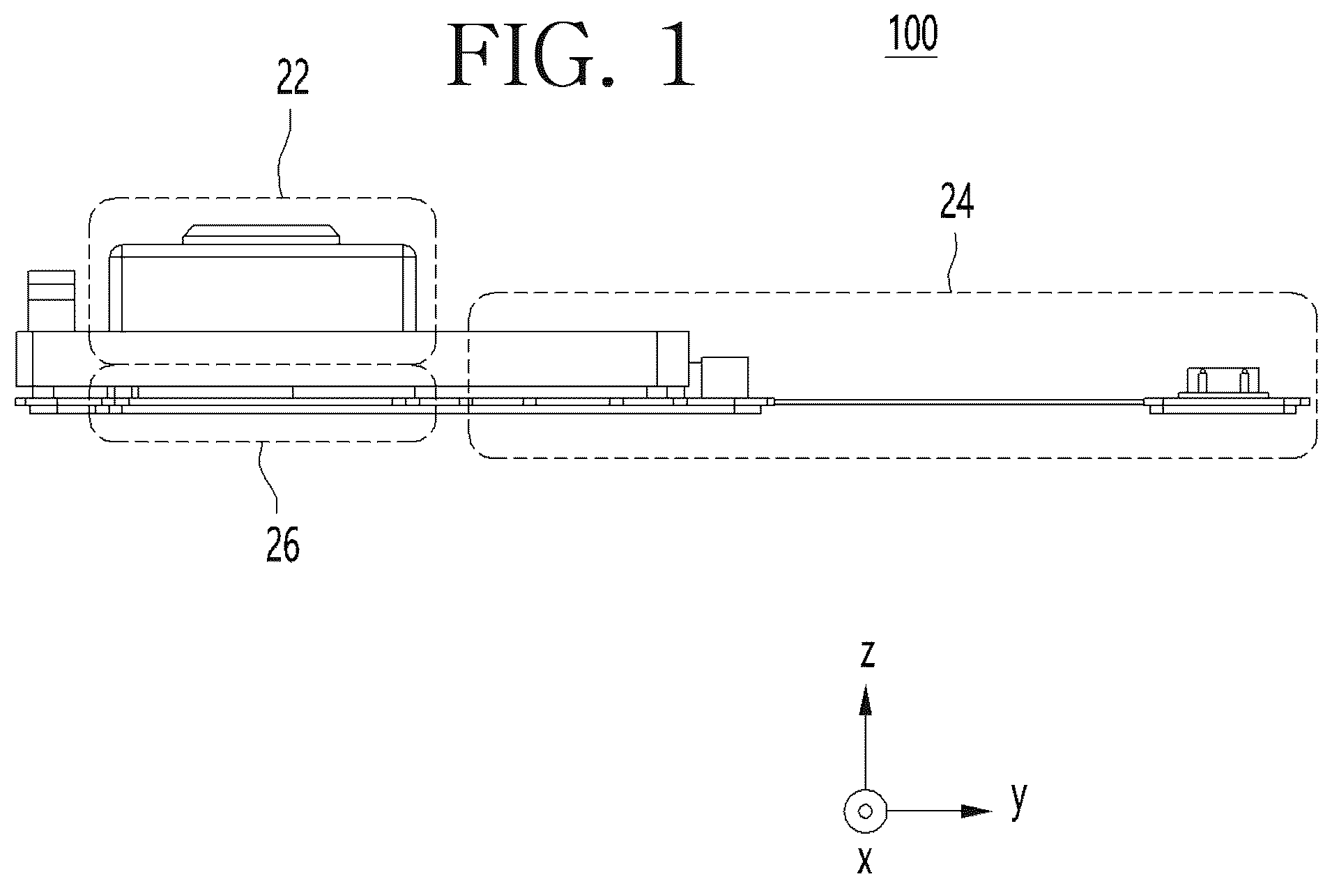 Patent US12332425 — Lens curvature variation apparatus — Figure 1