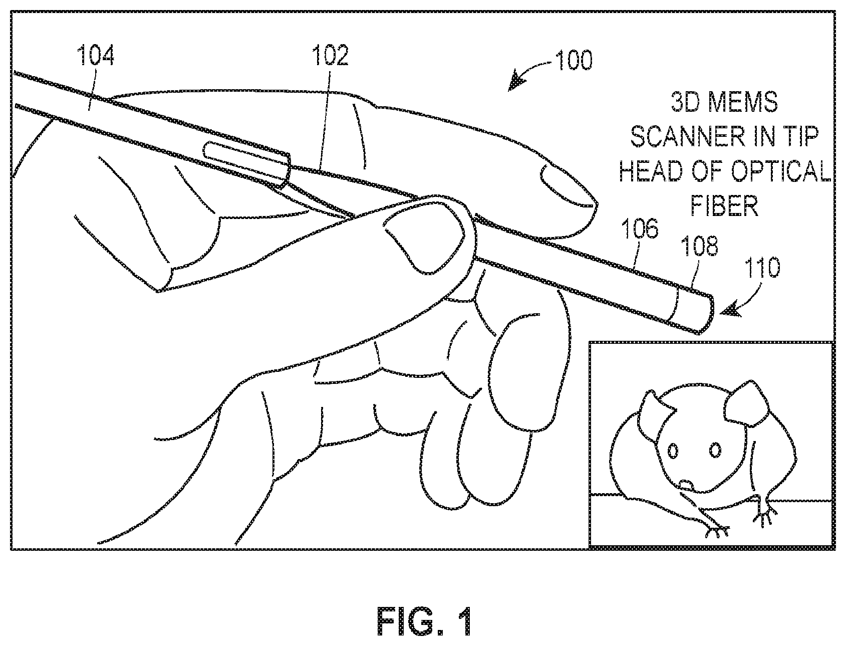 Patent US12332428 — Comb-driven MEMS resonant scanner with full-circumferential range and large out-of-plane translational displacement — Figure 1