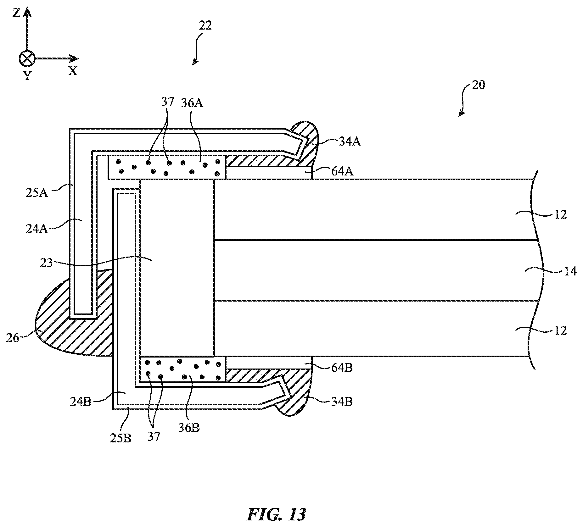 Patent US12332430 Figure 14 – Seals for optical components