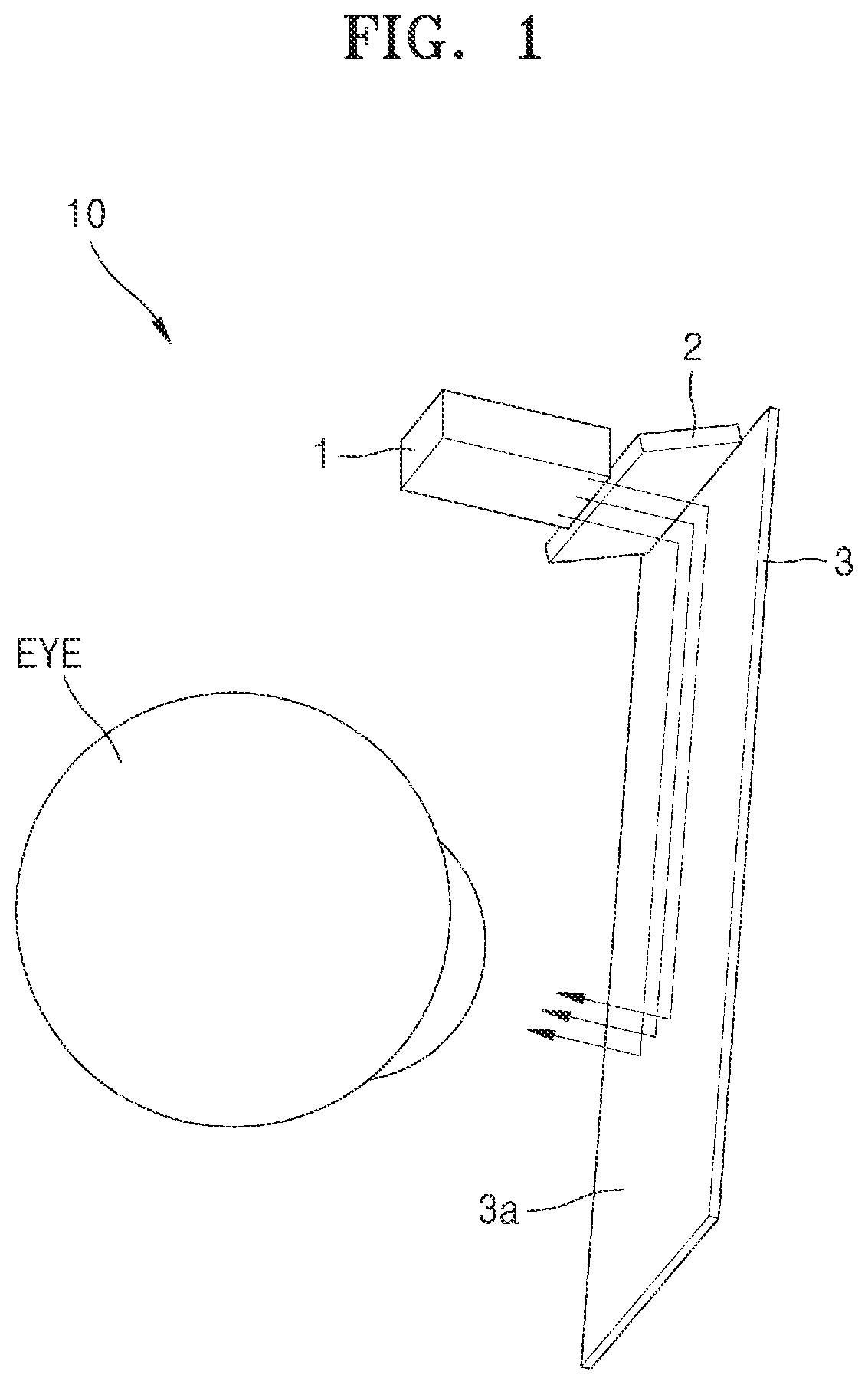 Patent US12332443 — Near-eye display device, augmented reality glasses including same, and operating method therefor — Figure 1