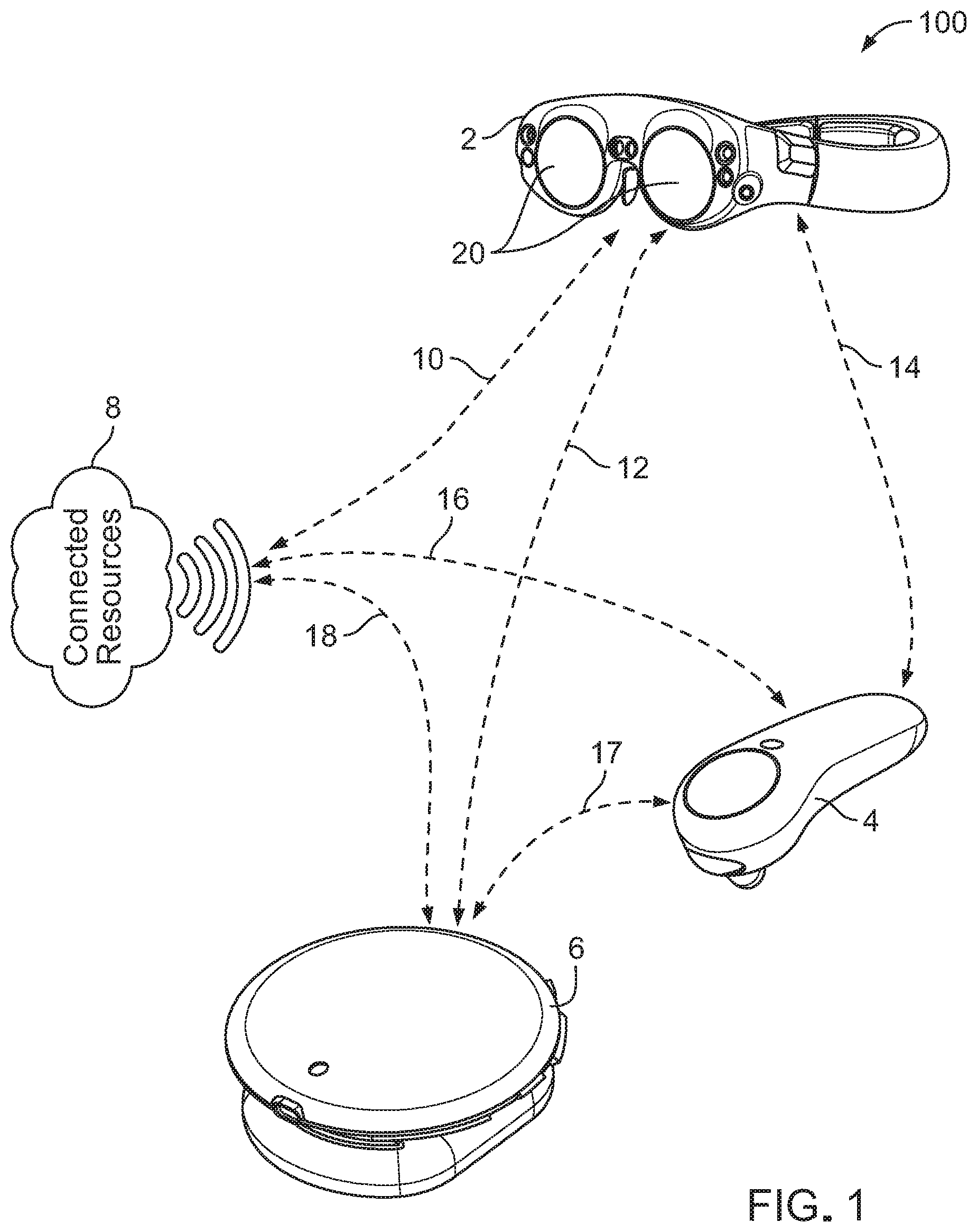Patent US12332444 — Variable focus assemblies — Figure 1