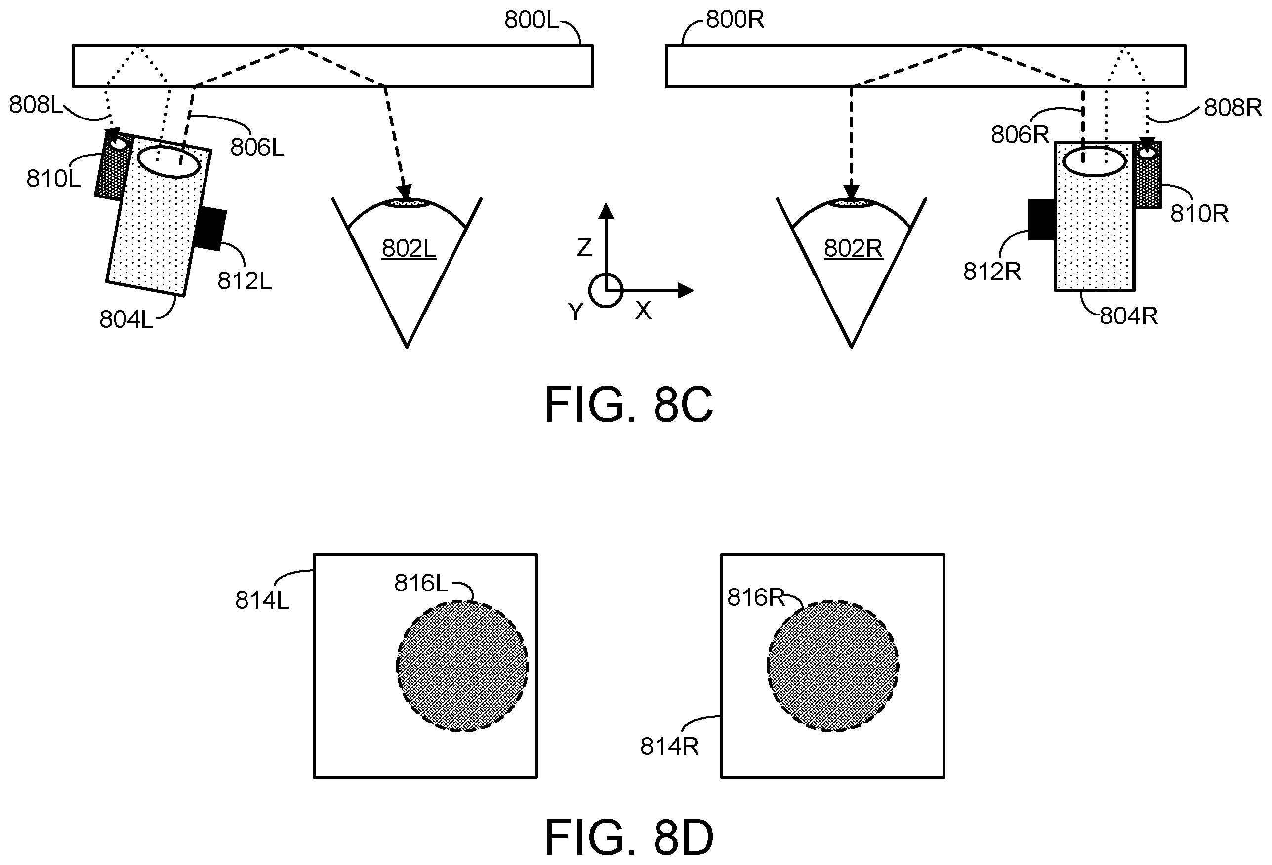 Patent US12332445 Figure 9 – Stereo alignment assessment for head-mounted display