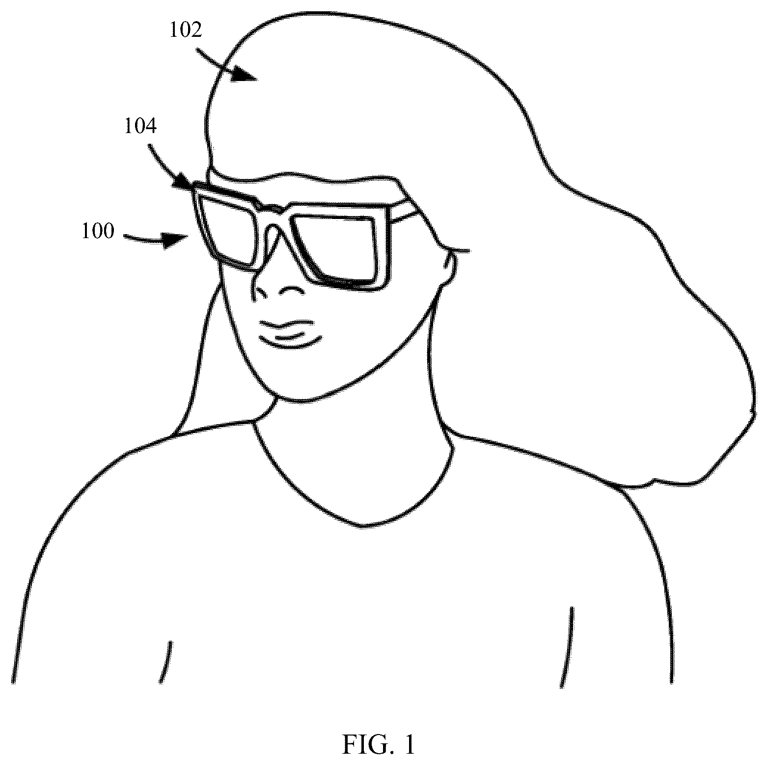 Patent US12332446 — Display device module and head-mounted display device — Figure 1