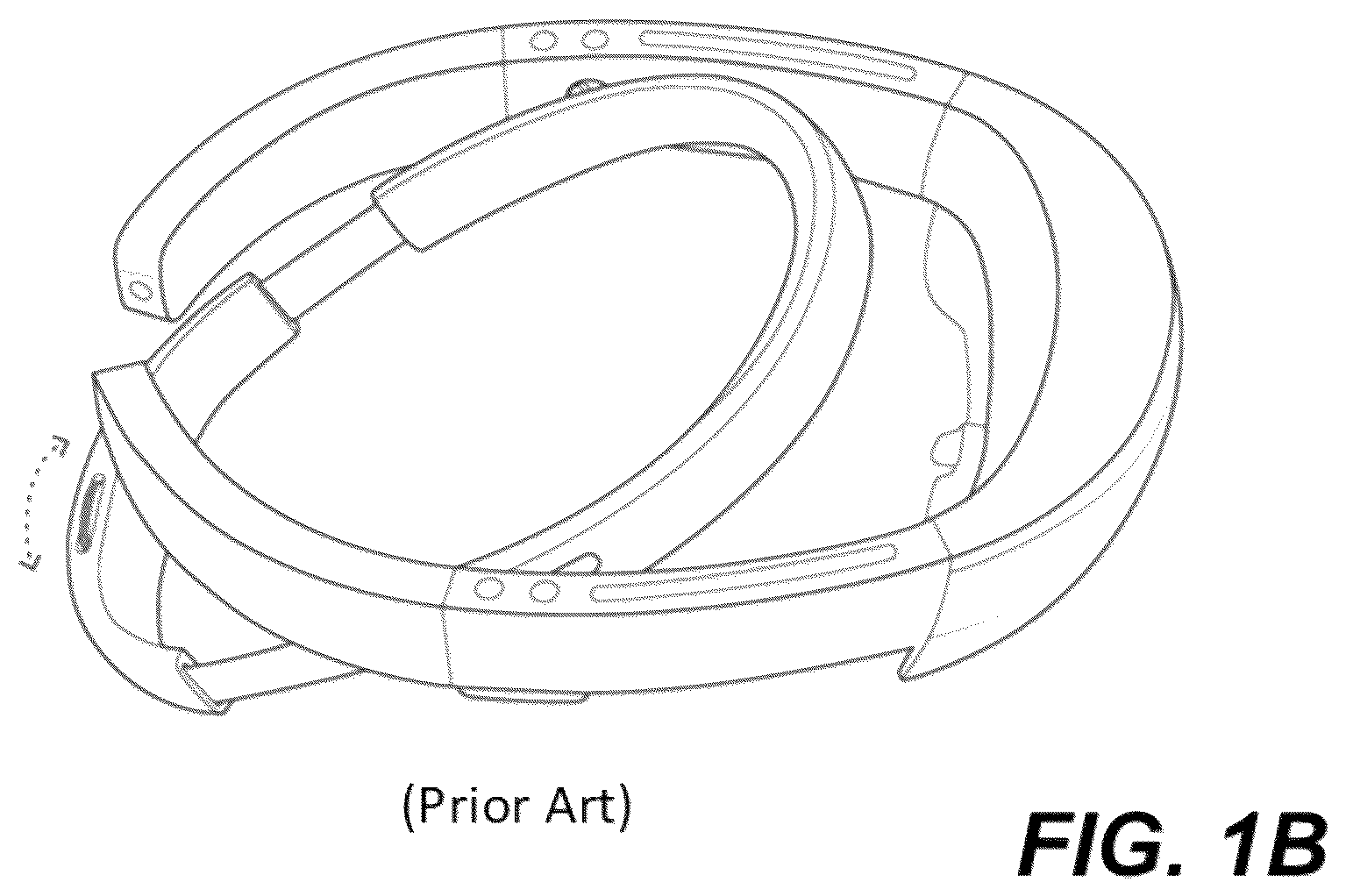Patent US12332454 Figure 2 – Display glasses using single imager