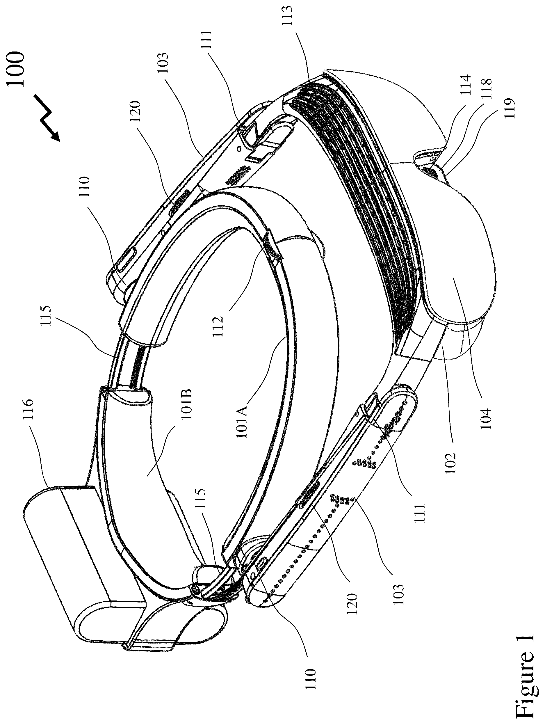Patent US12332455 Figure 1 – Wearable near-to-eye vision systems