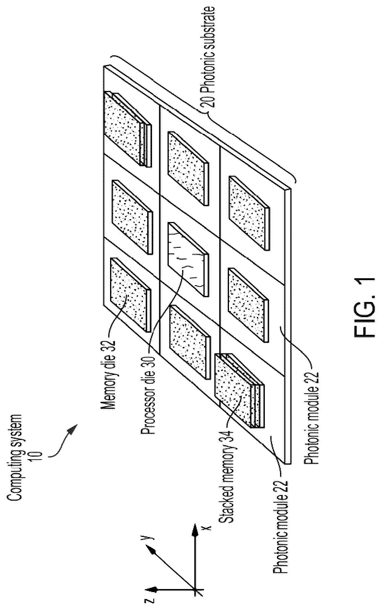 Patent US12332479 — Photonic communication platform — Figure 1