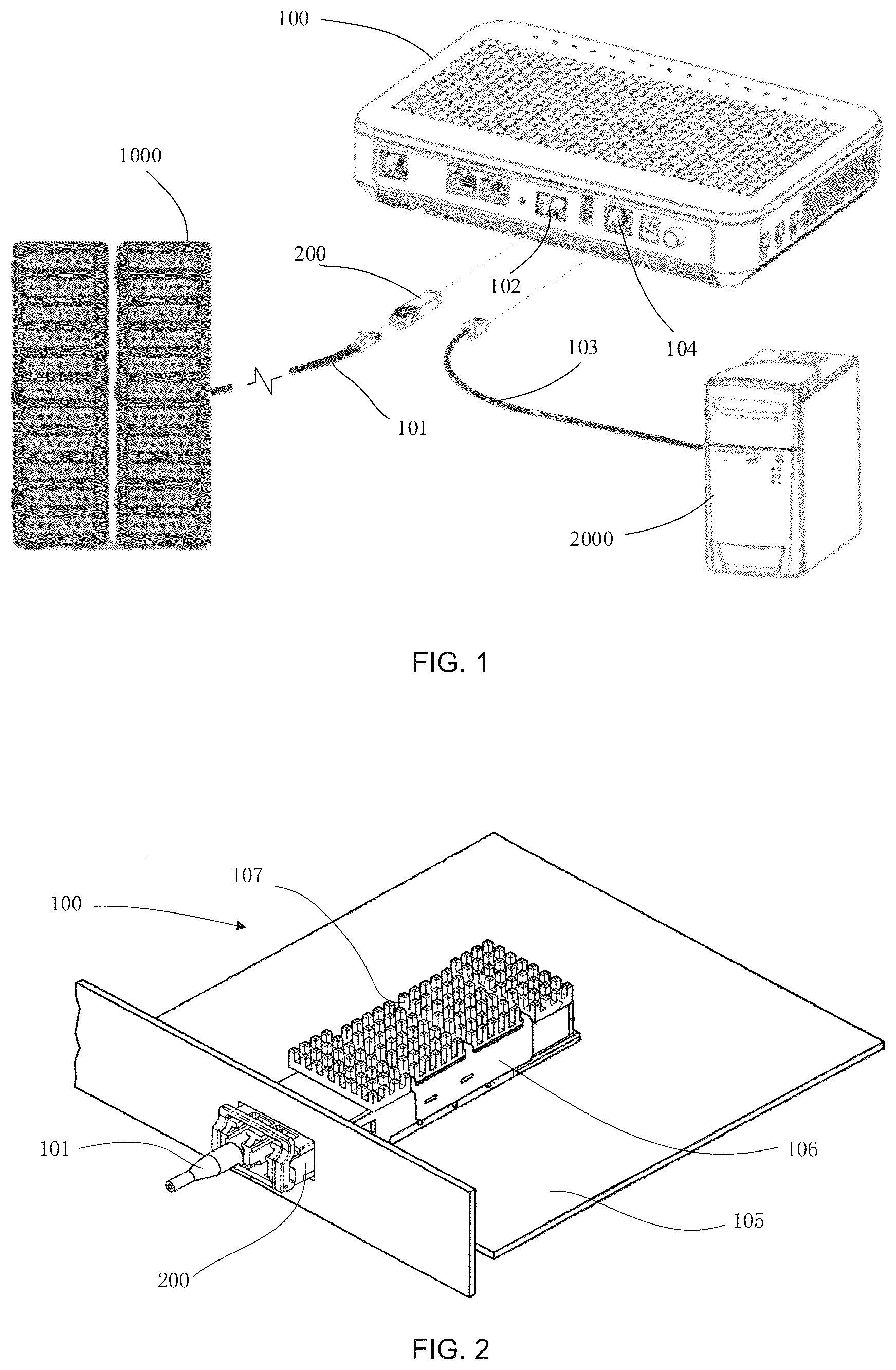 Patent US12332487 — Optical module — Figure 1