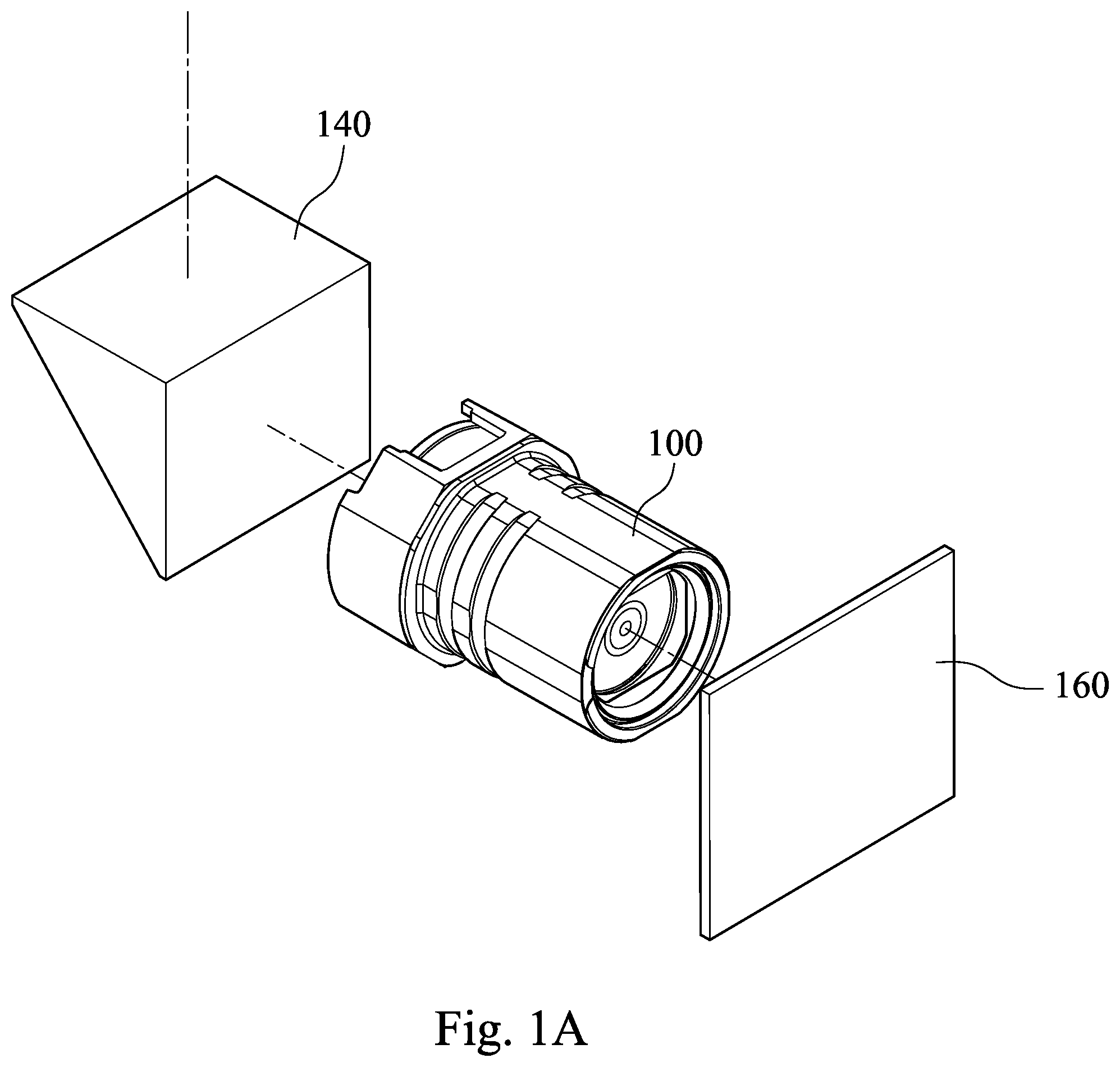Patent US12332495 — Imaging lens module and electronic device — Figure 1