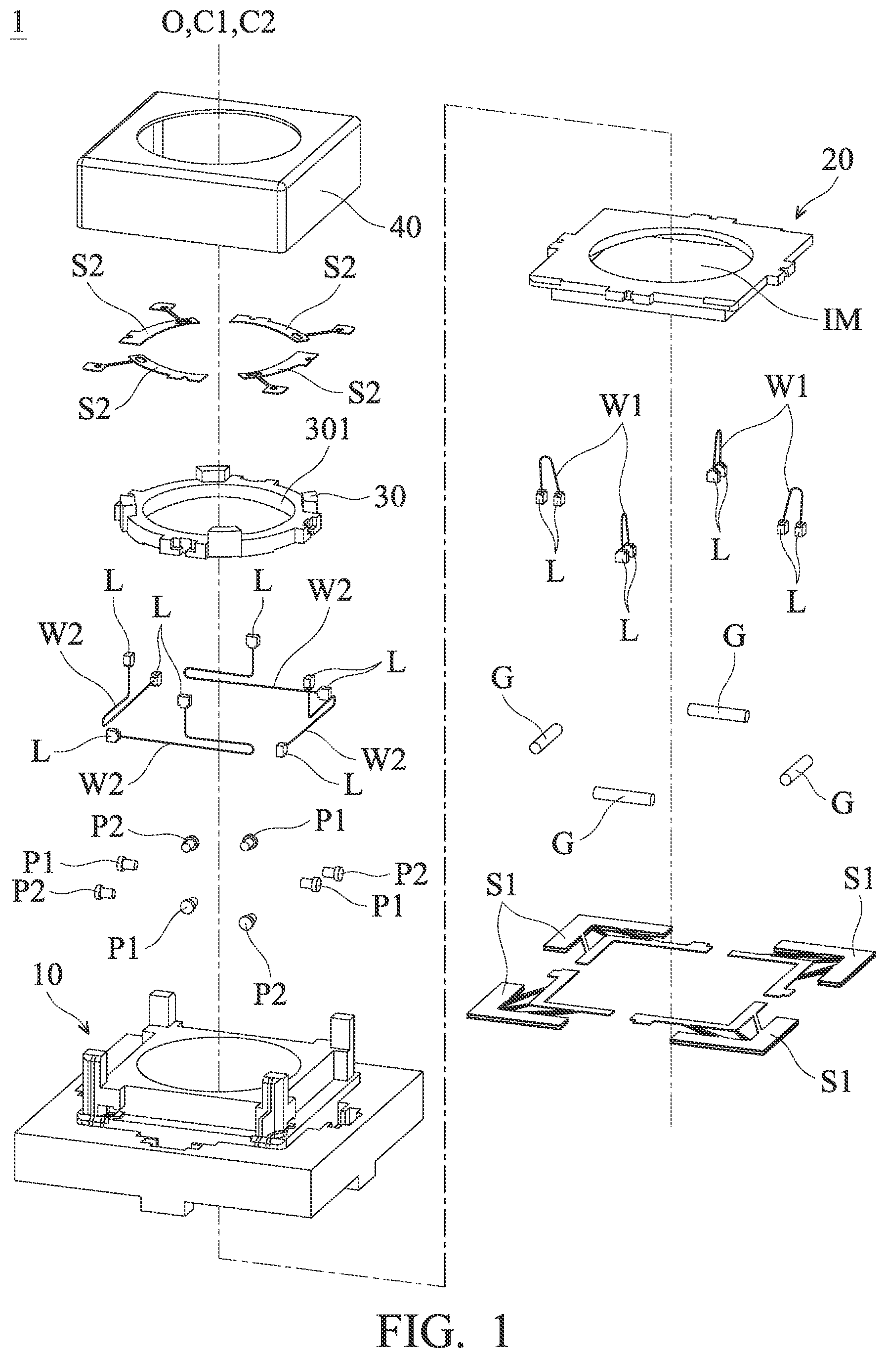 Patent US12332497 — Camera module and method for controlling the same — Figure 1