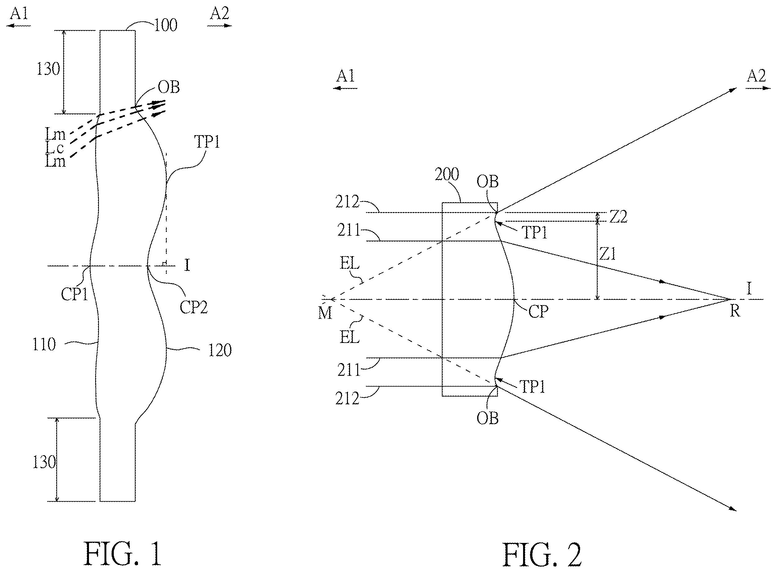 Patent US12332503 — Optical imaging lens — Figure 1