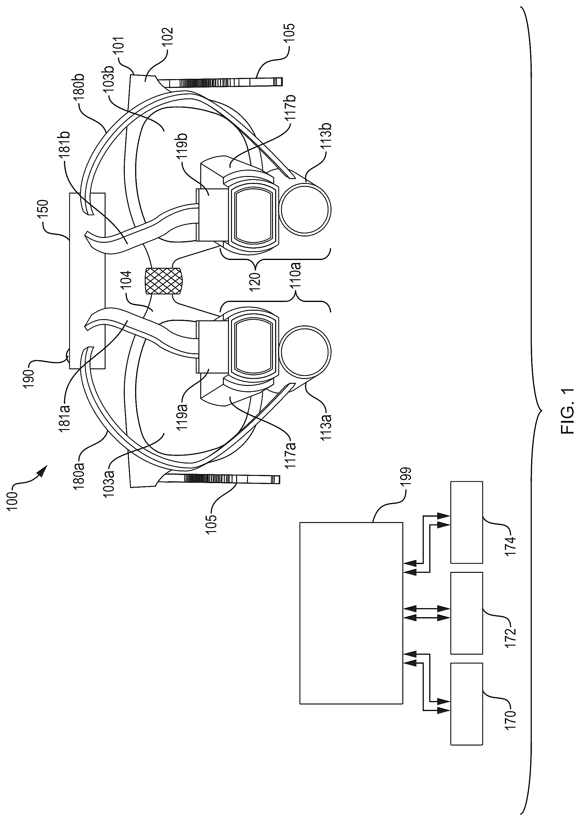 Patent US12332507 — Examination/visualization/collection system with light enhancement — Figure 1