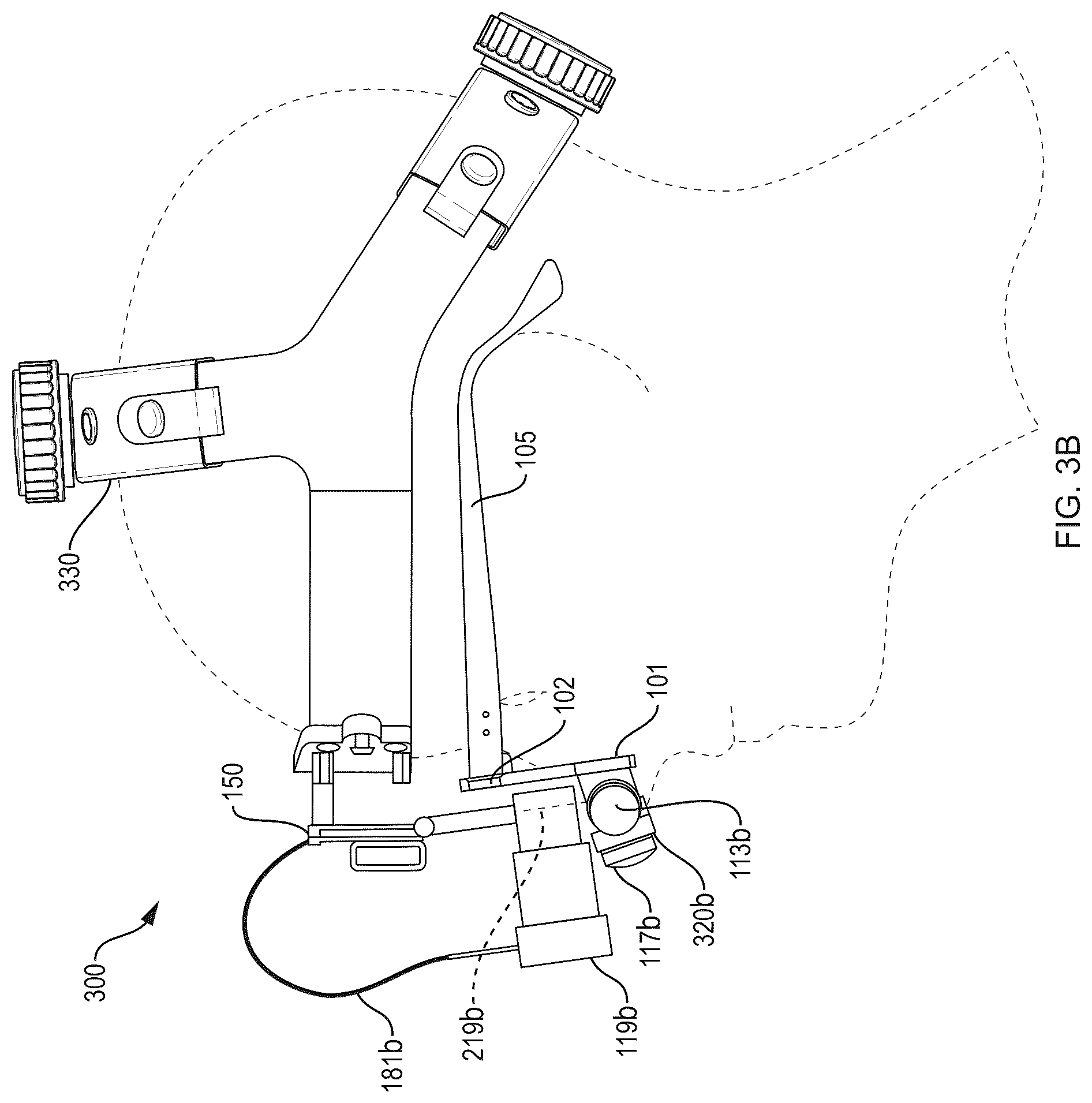 Patent US12332507 Figure 5 – Examination/visualization/collection system with light enhancement