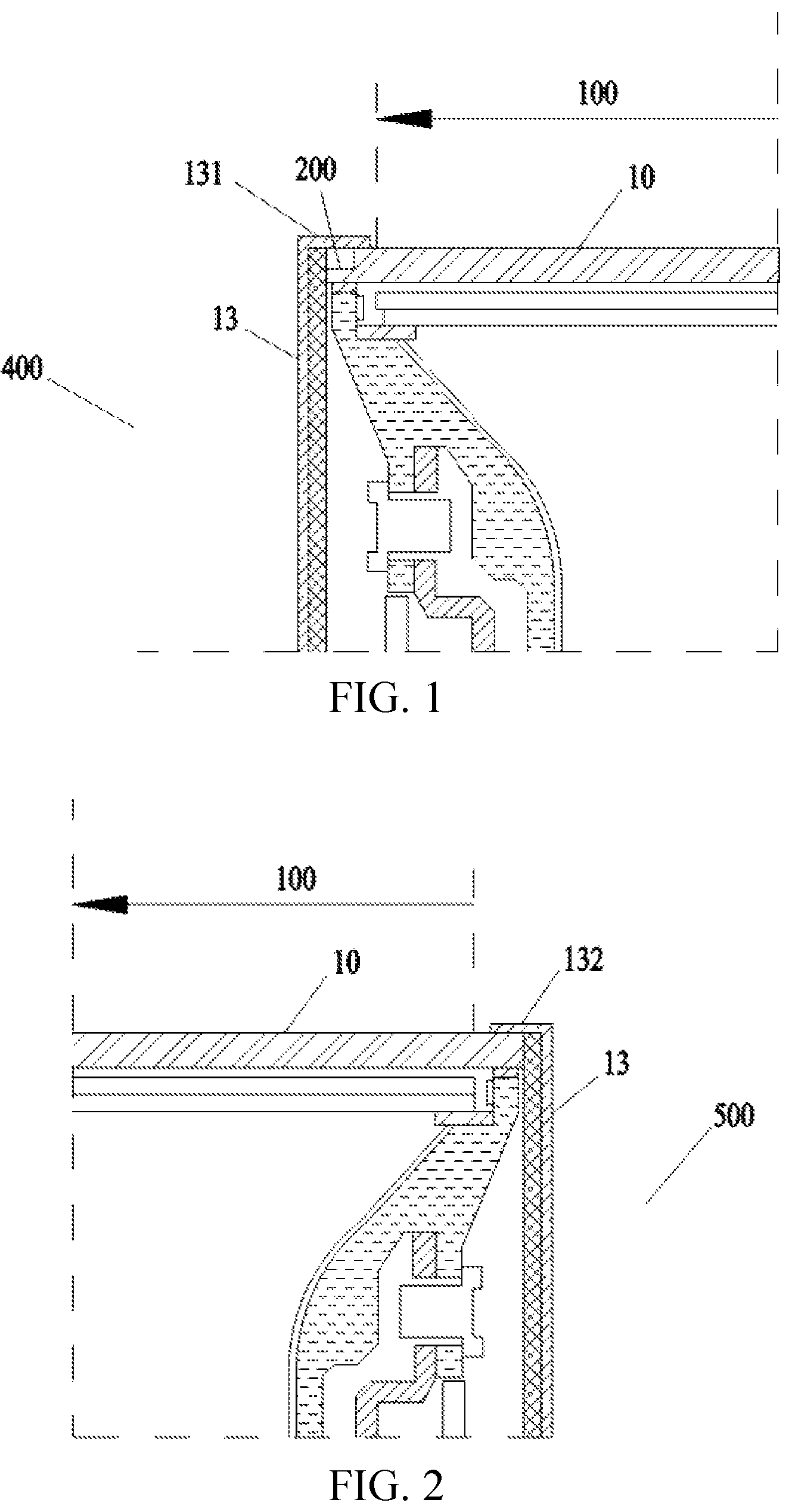 Patent US12332514 — Display device, splicing display device — Figure 1
