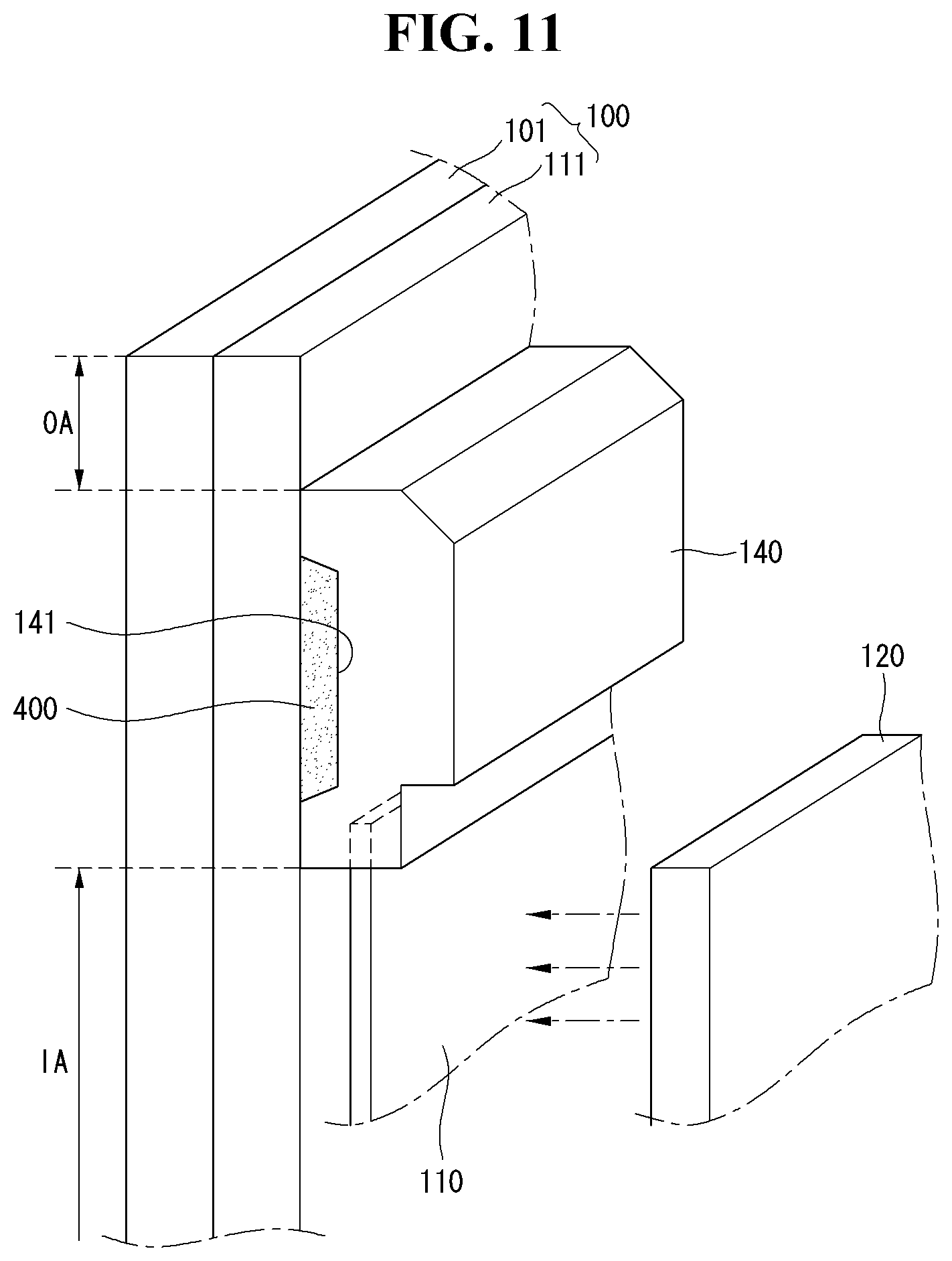 Patent US12332518 Figure 6 – Display device comprising an optical sheet disposed between a first part and a second part of a supporter