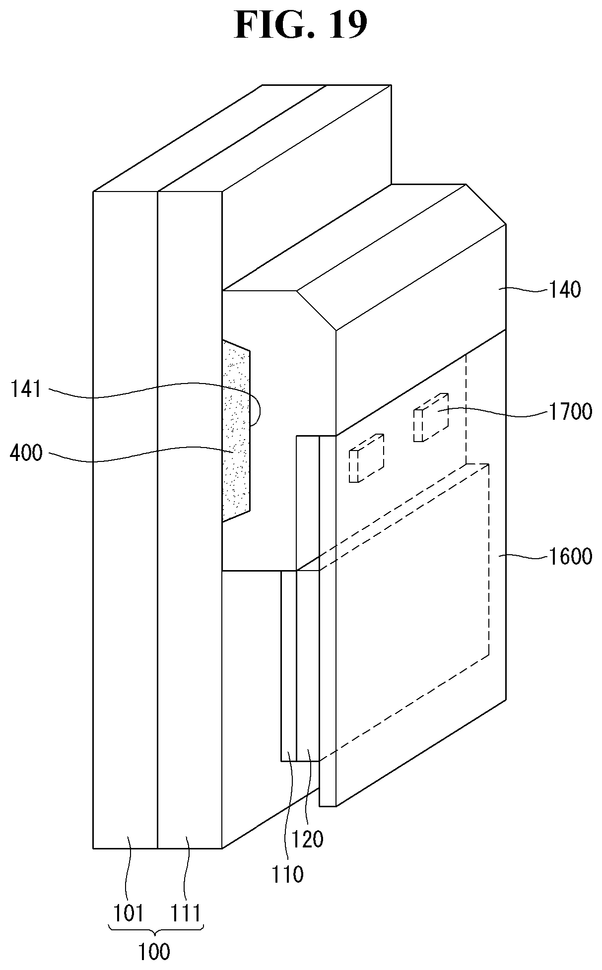 Patent US12332518 Figure 13 – Display device comprising an optical sheet disposed between a first part and a second part of a supporter