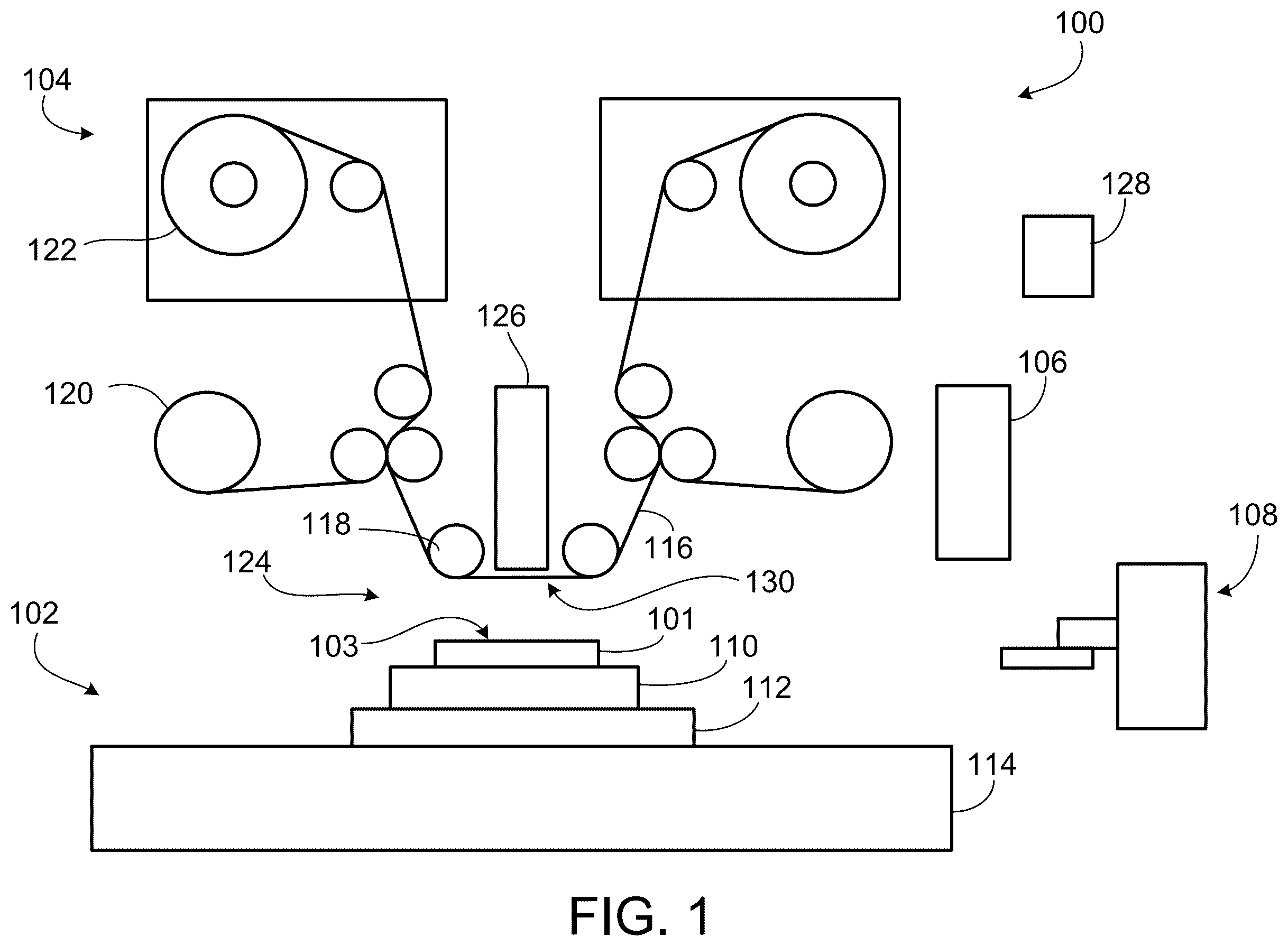Patent US12332572 — Configuring optical layers in imprint lithography processes — Figure 1