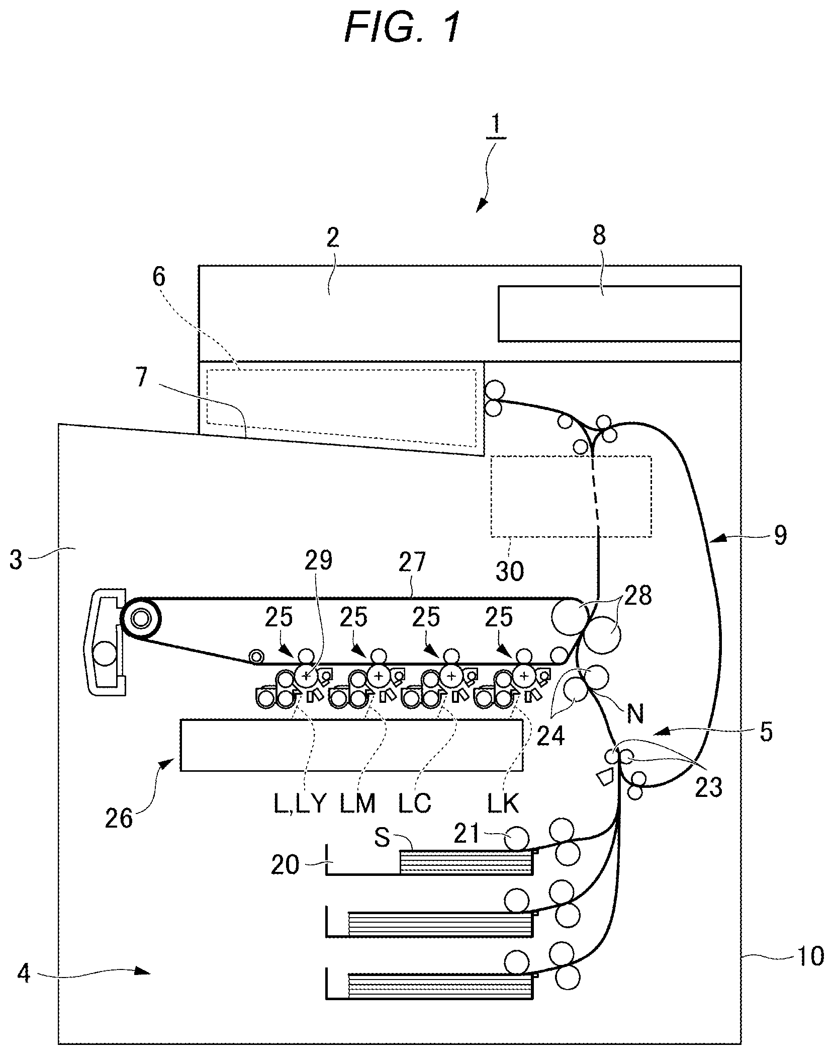 Patent US12332591 Figure 1 – Fixing device
