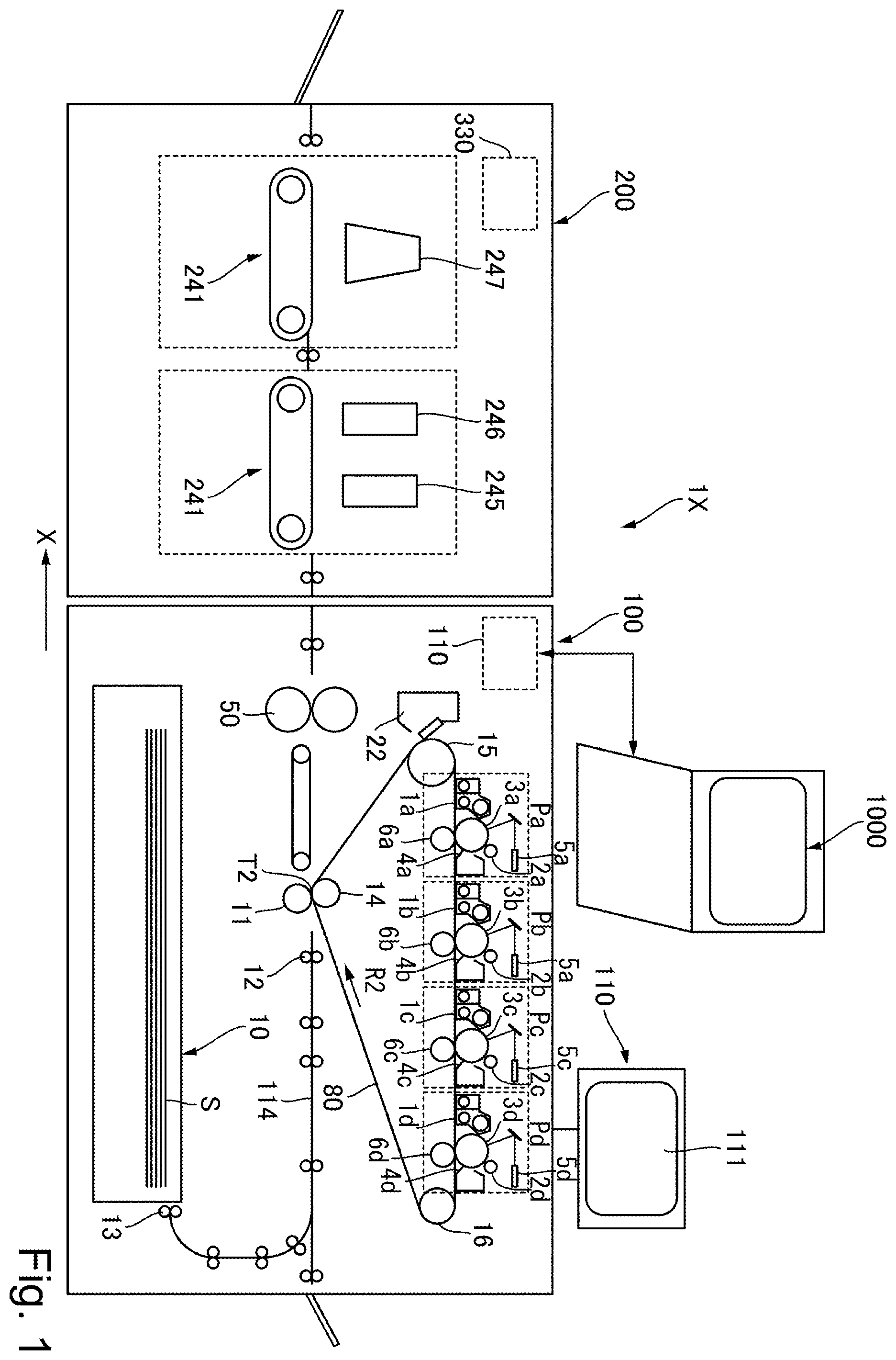 Patent US12332594 — Image forming system and image forming apparatus — Figure 1