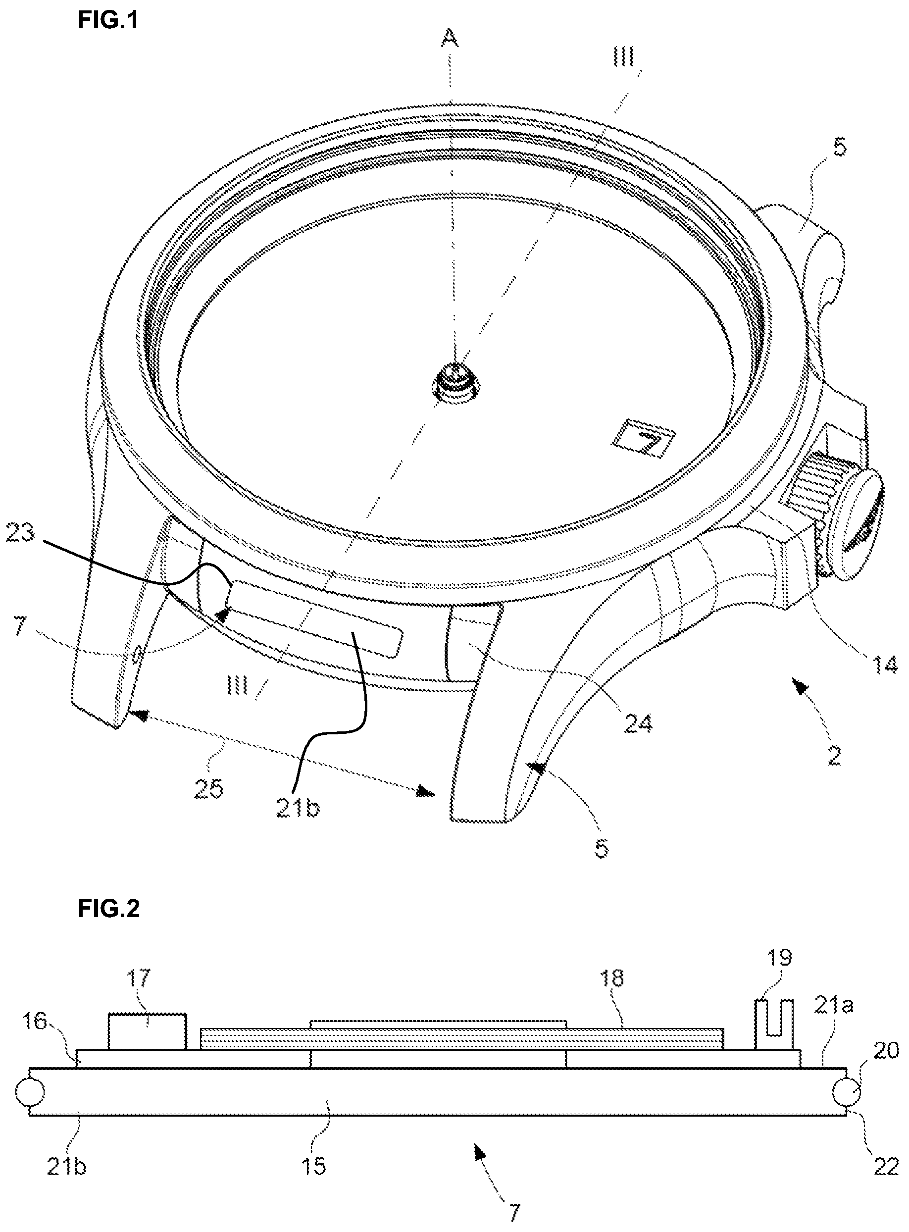 Patent US12332608 — System for setting a watch — Figure 1