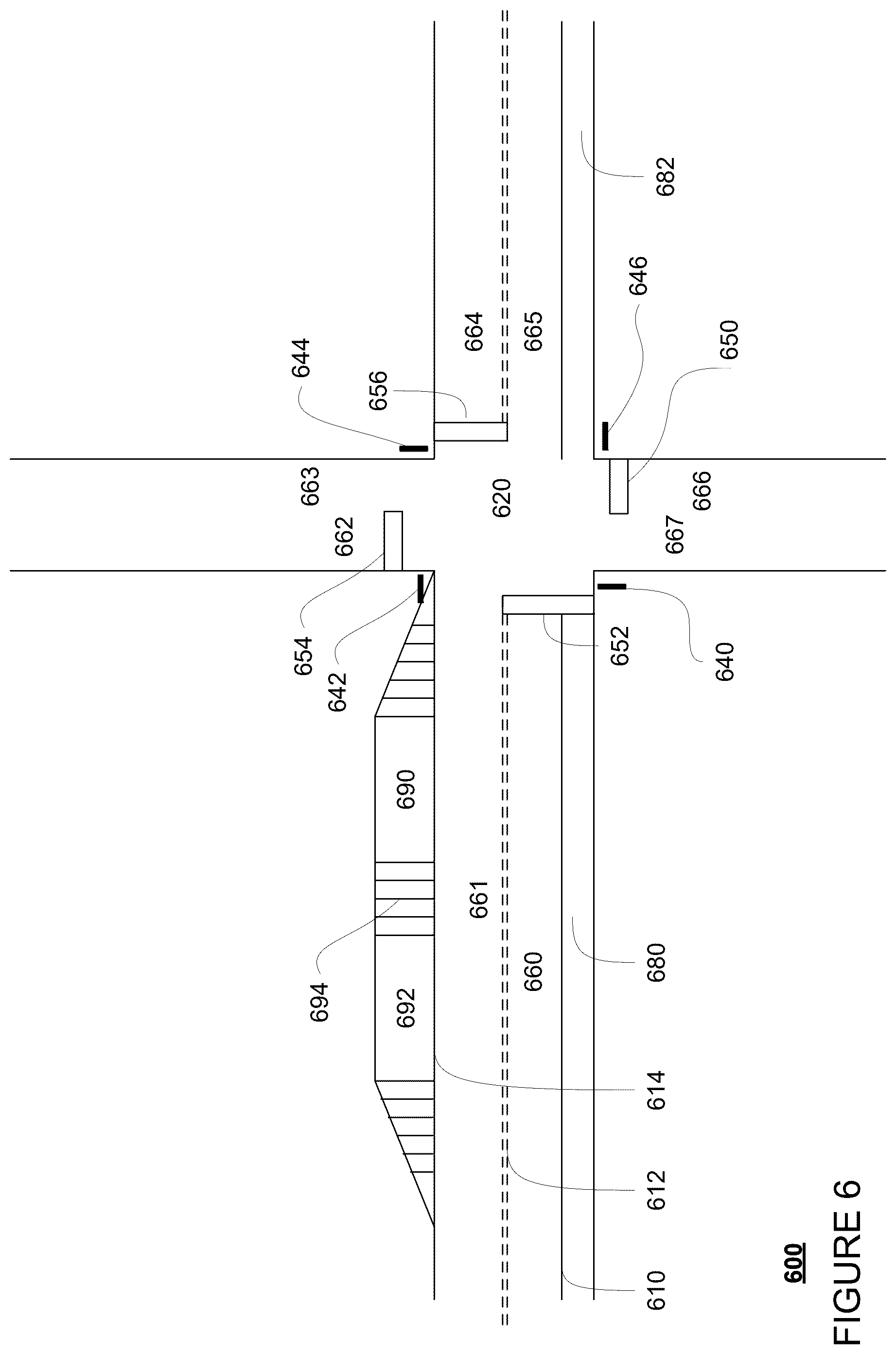 Patent US12332649 Figure 6 – Reducing inconvenience to surrounding road users caused by stopped autonomous vehicles