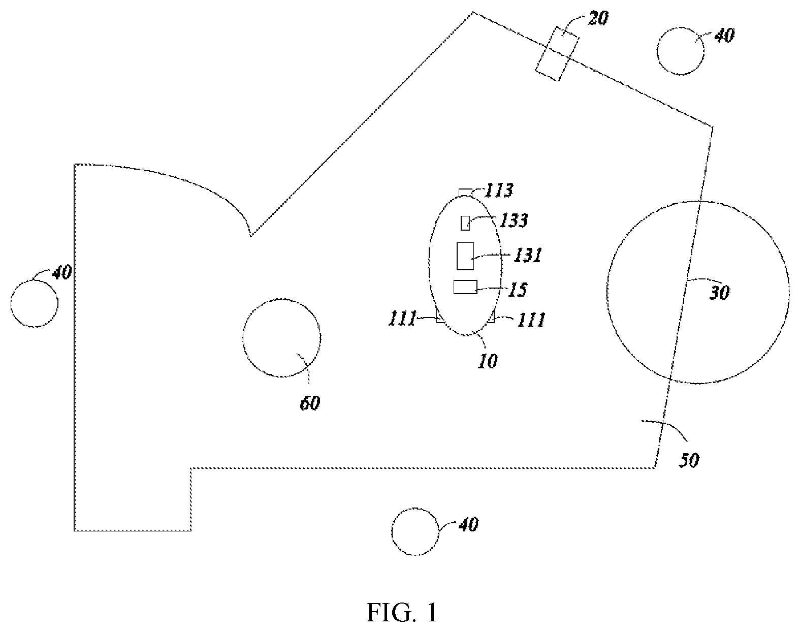 Patent US12332650 — Traversal method and system, robot, and readable storage medium — Figure 1