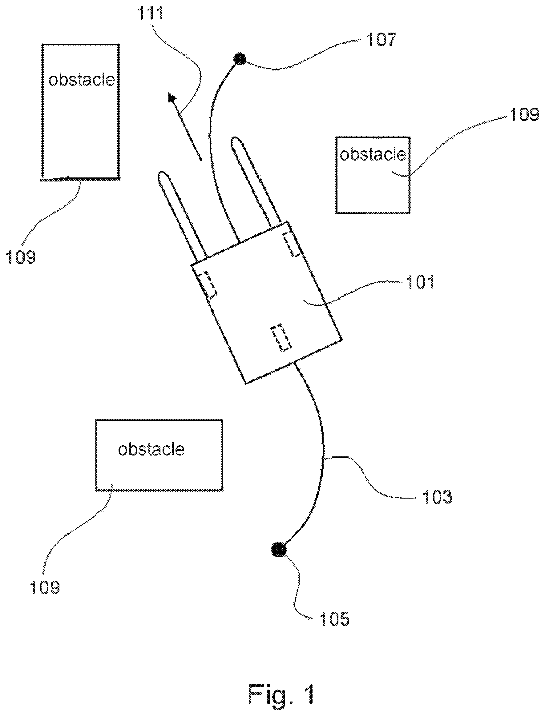 Patent US12332651 — Control of a vehicle via reference sensor data — Figure 1