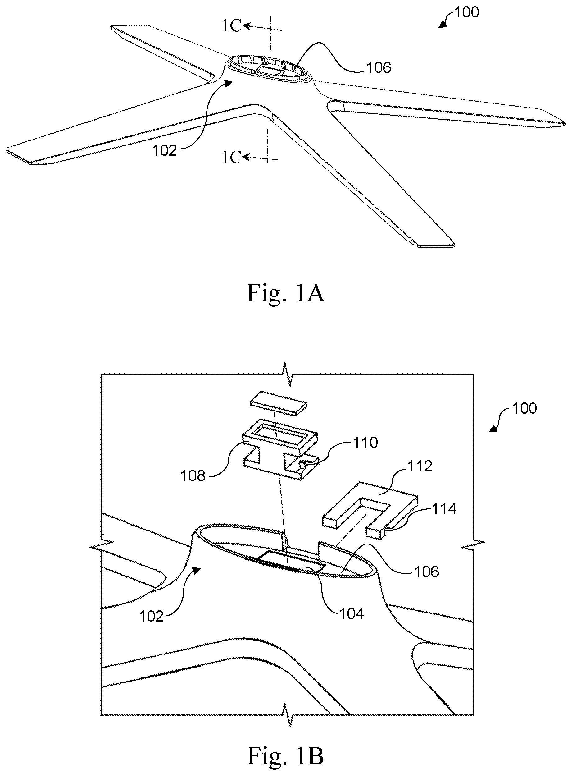 Patent US12332685 — Device stands — Figure 1