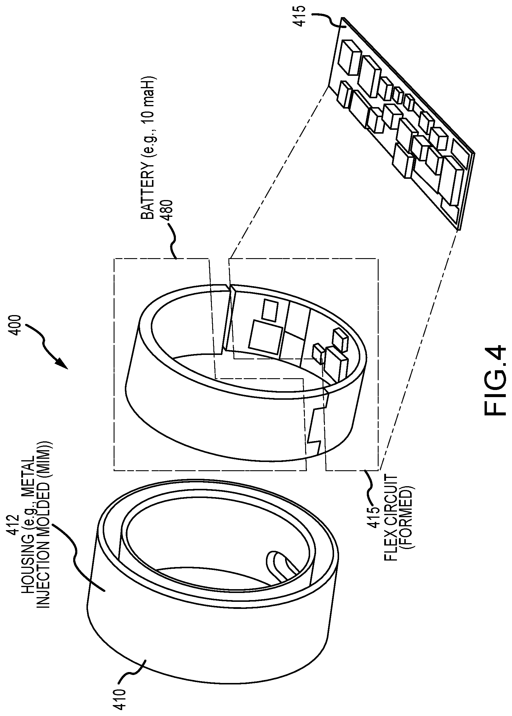Patent US12332688 Figure 8 – Wearable computing device