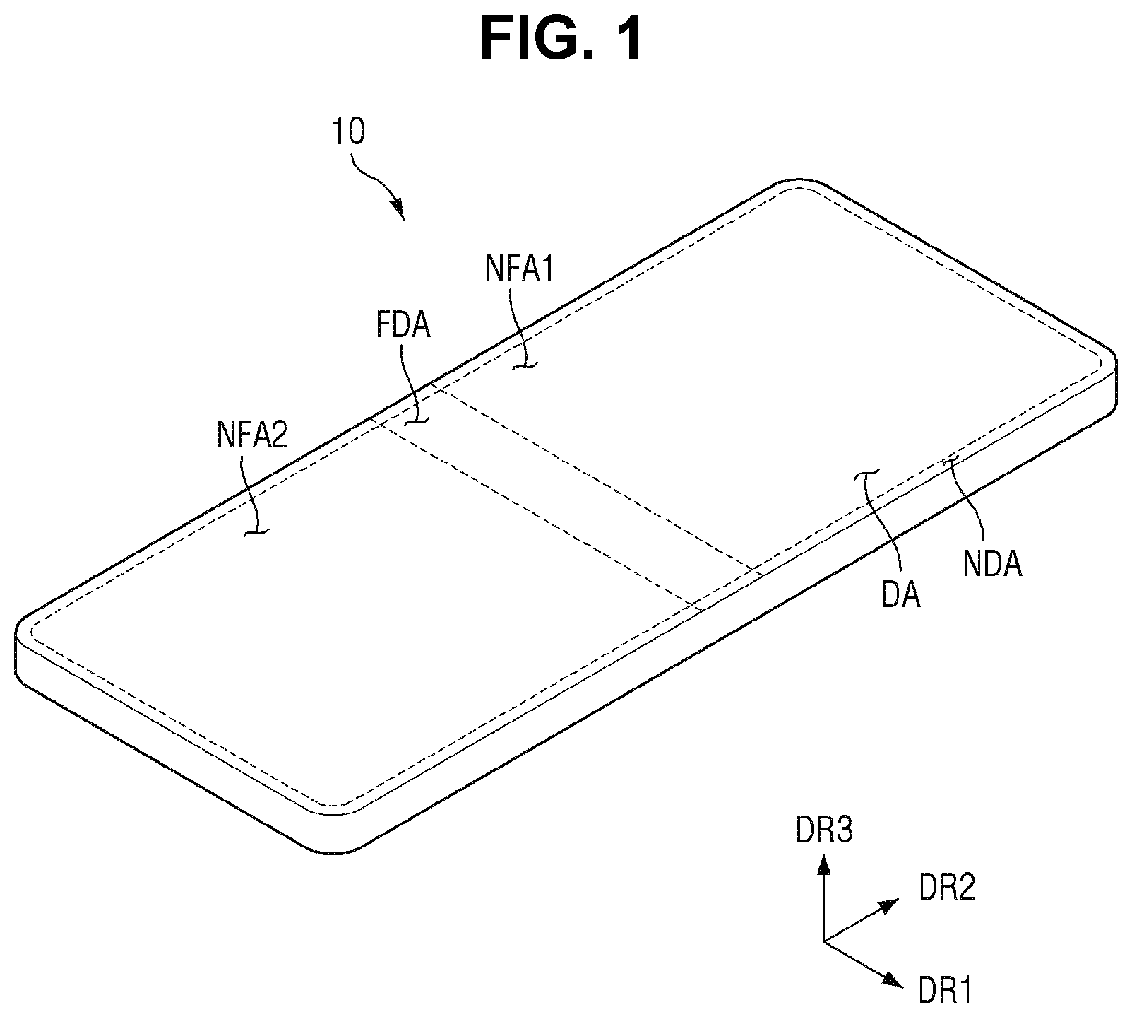 Patent US12332693 — Display device — Figure 1