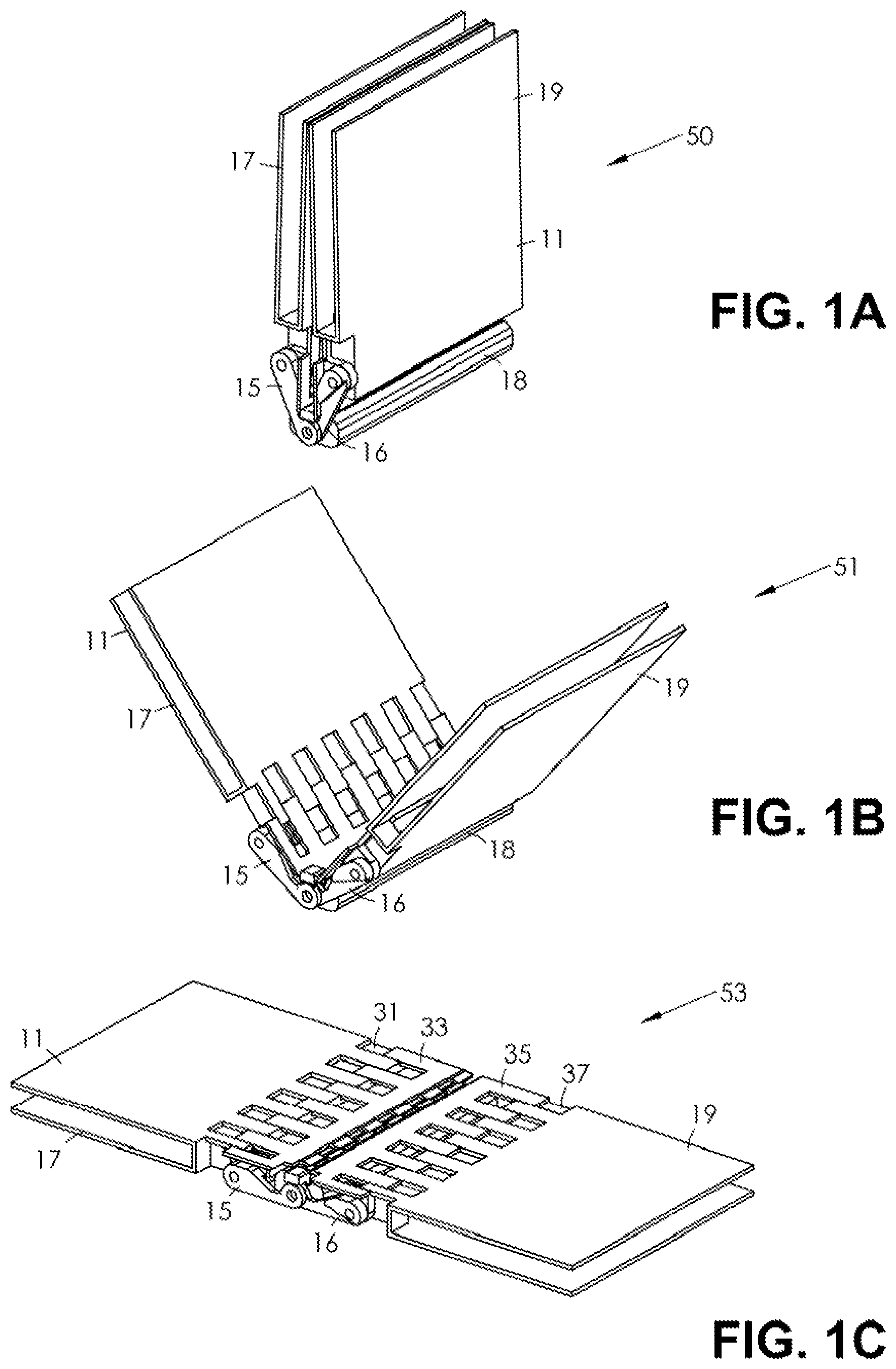Patent US12332696 Figure 1 – Aperture mechanism for supporting an invertible flexible display