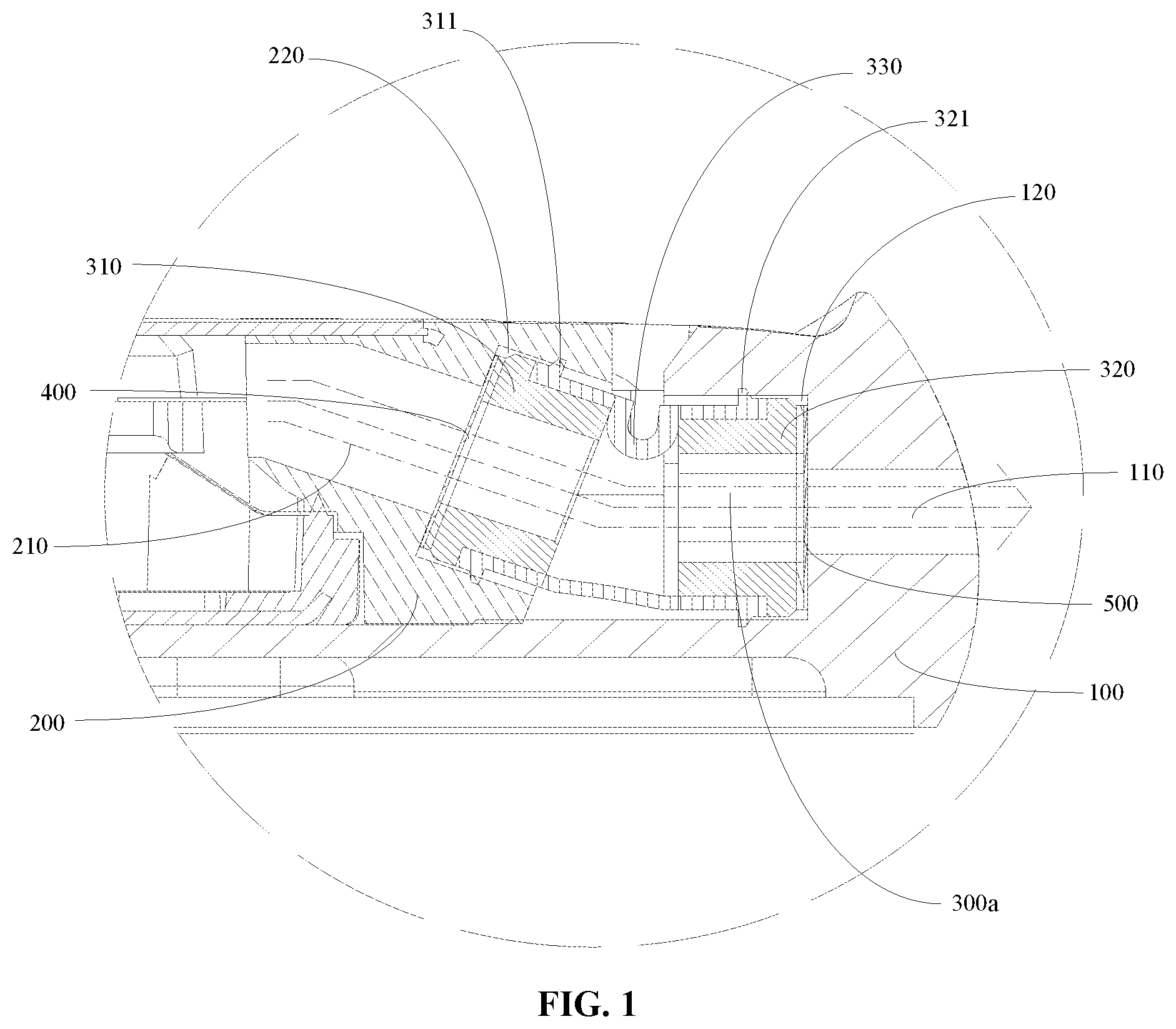 Patent US12332698 Figure 1 – Electronic device