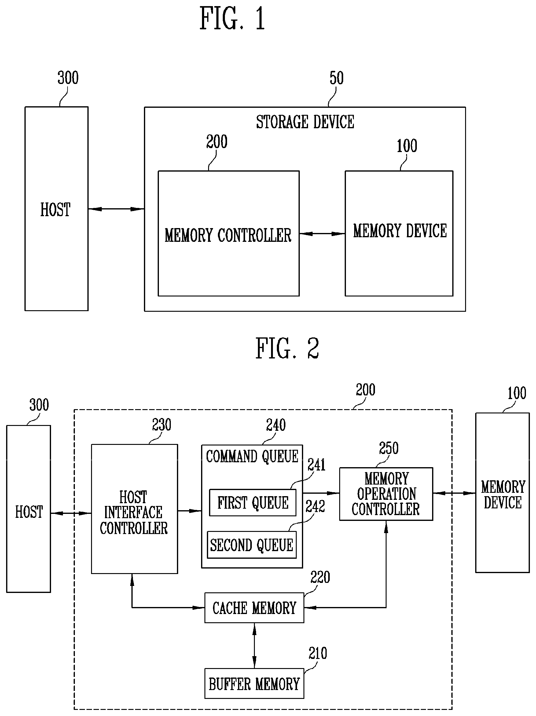 Patent US12332784 — Memory controller, storage device including the memory controller, and method of operating the memory controller and the storage device — Figure 1