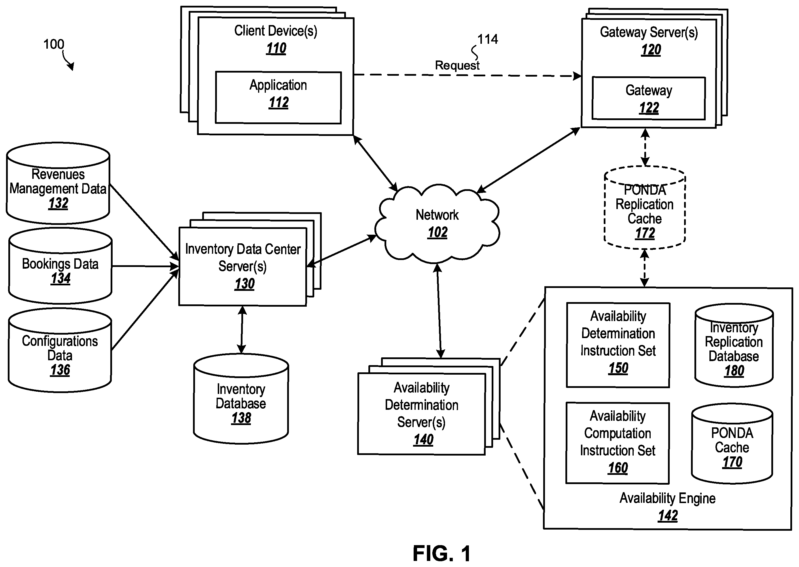 Patent US12332785 — Precomputed cache validation — Figure 1