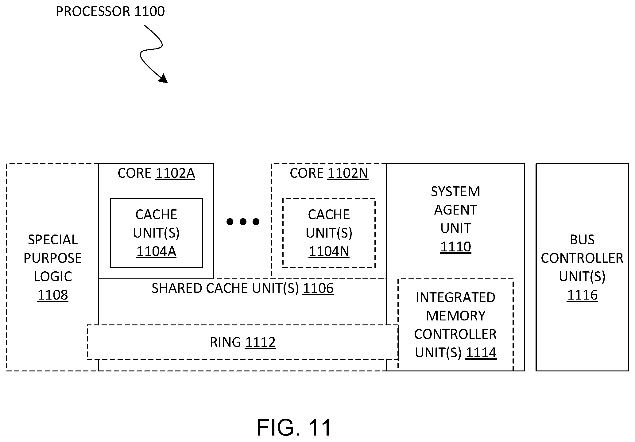 Patent US12332802 Figure 10 – Multi-stage cache tag with first stage tag size reduction