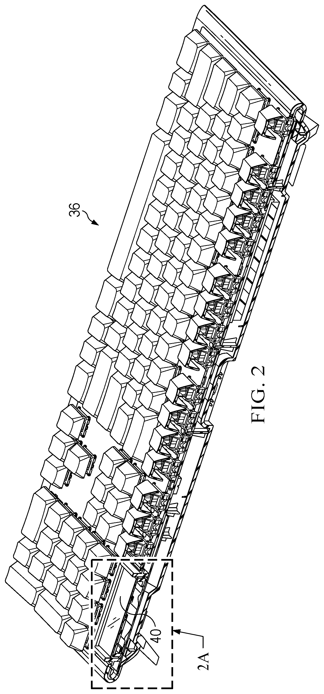 Patent US12332822 Figure 2 – Information handling system high bandwidth GPU hub