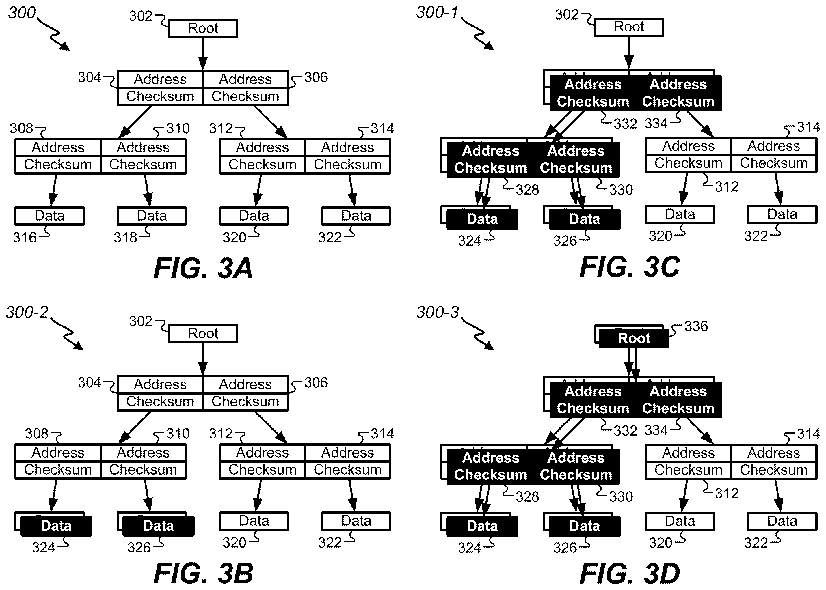 Patent US12332840 Figure 3 – Automatic filesystem clone generation
