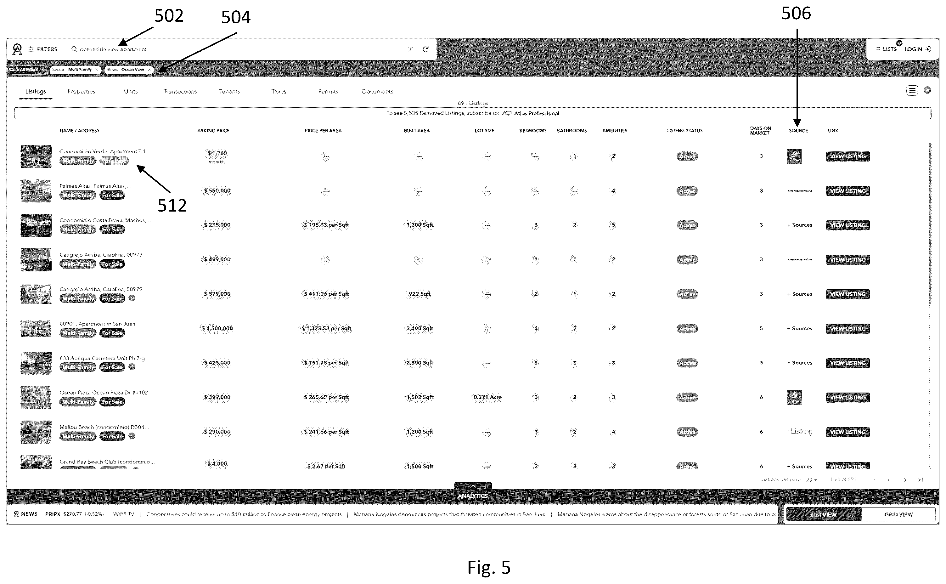 Patent US12332922 Figure 5 – Systems and methods for developing and organizing a knowledge base comprised of data collected from myriad sources