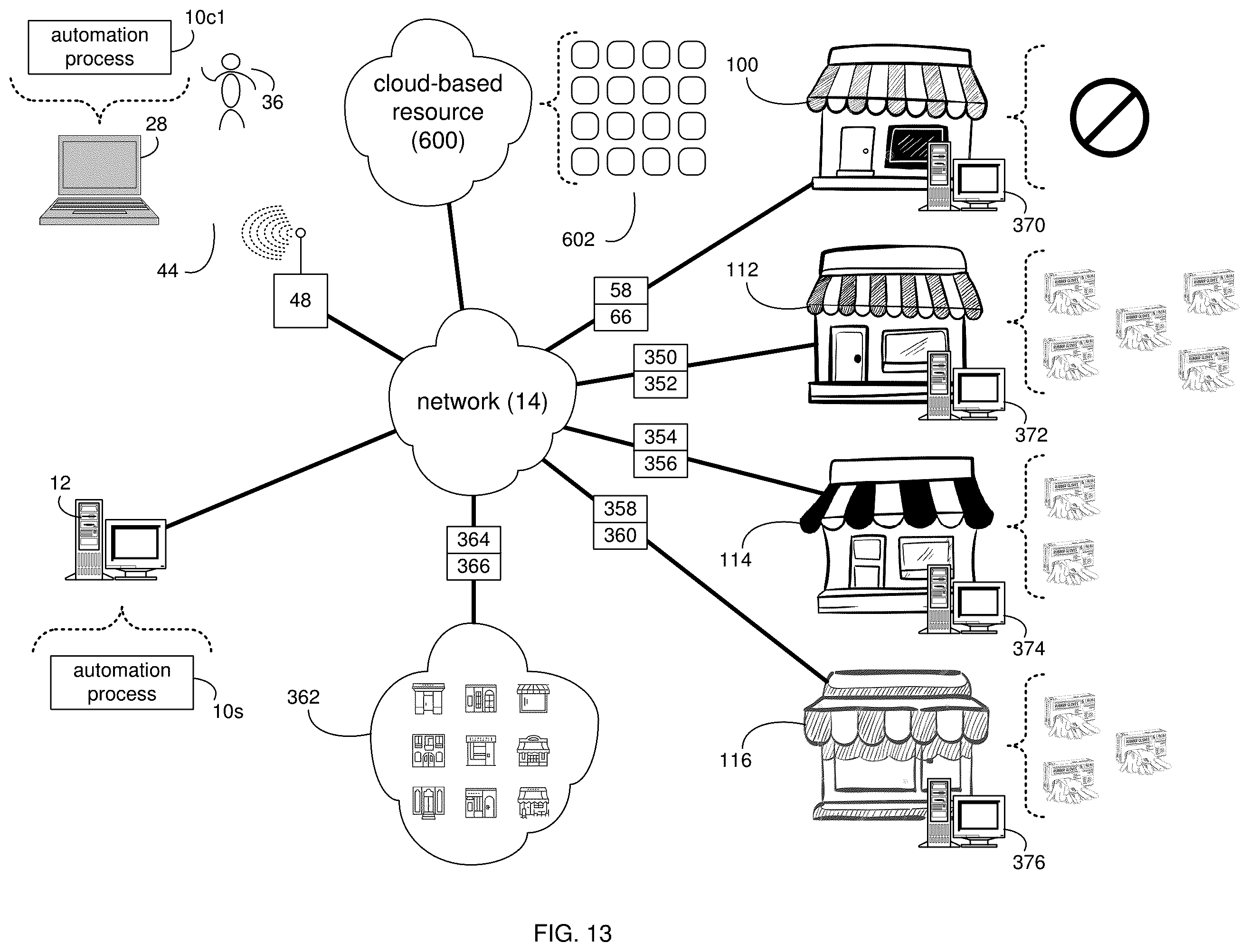 Patent US12332966 Figure 13 – Automation system and method
